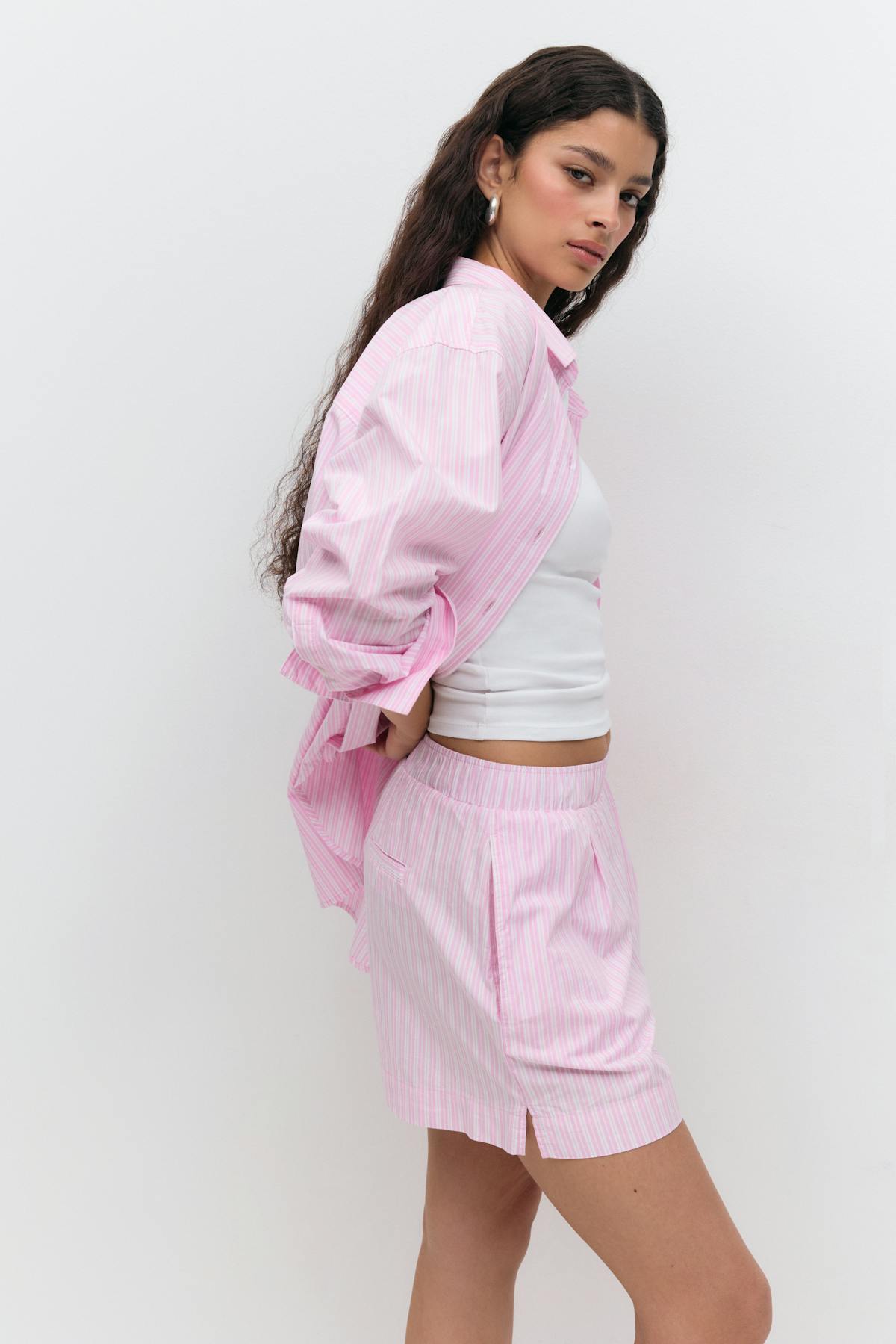 Poplin shorts