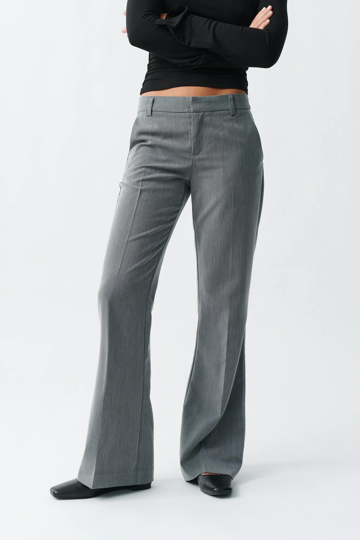 Relaxed bootcut trousers