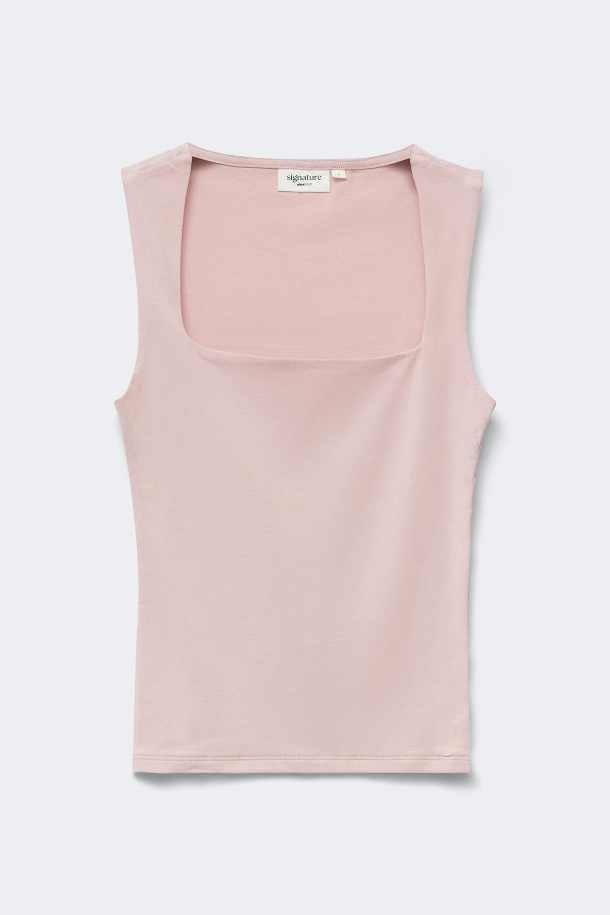 Square neck tank top