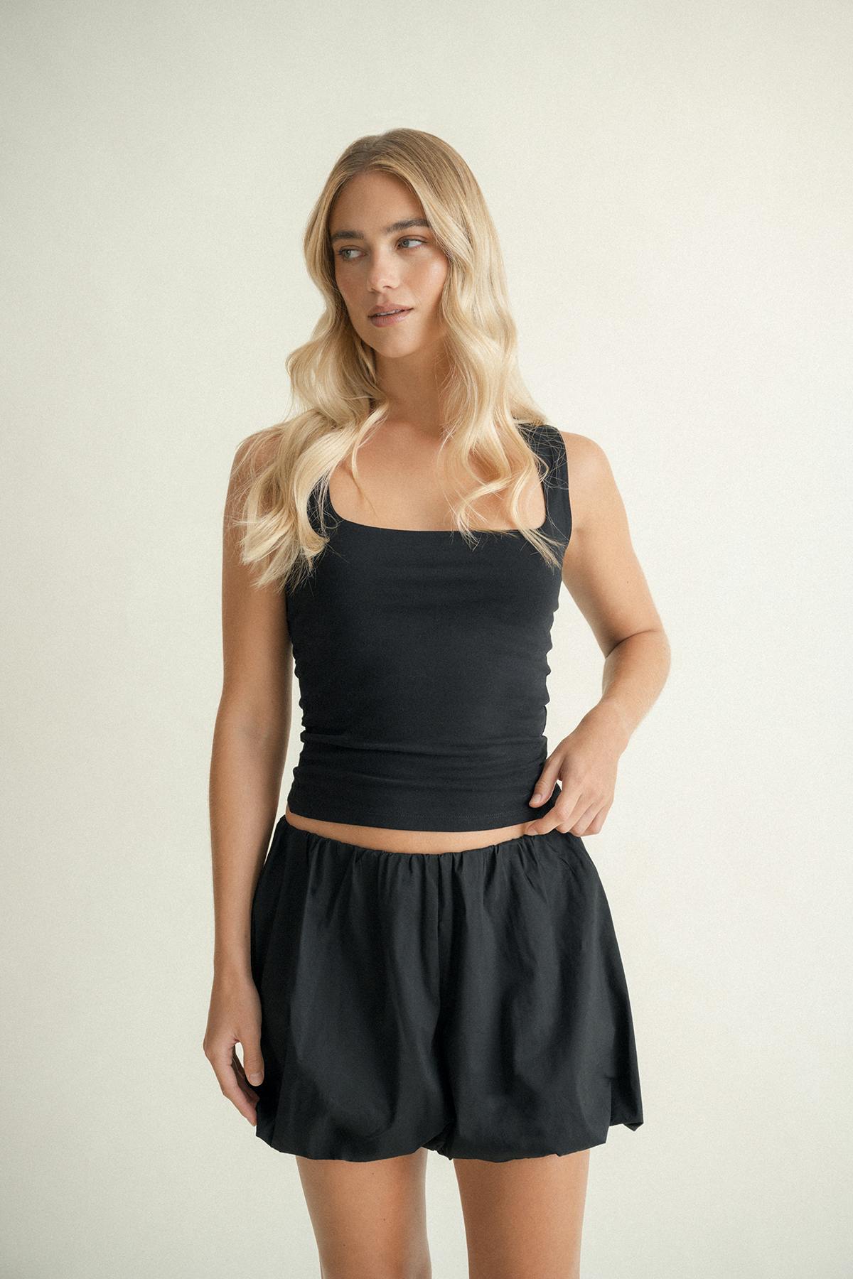 Square neck tank top