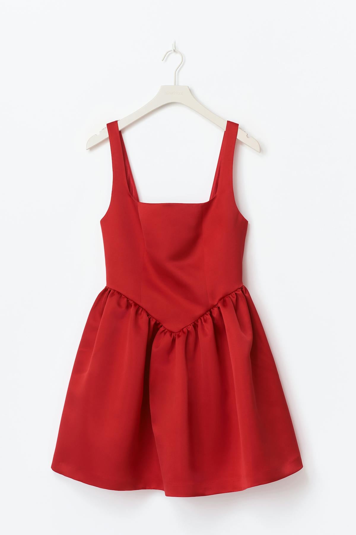 Satin mini dress