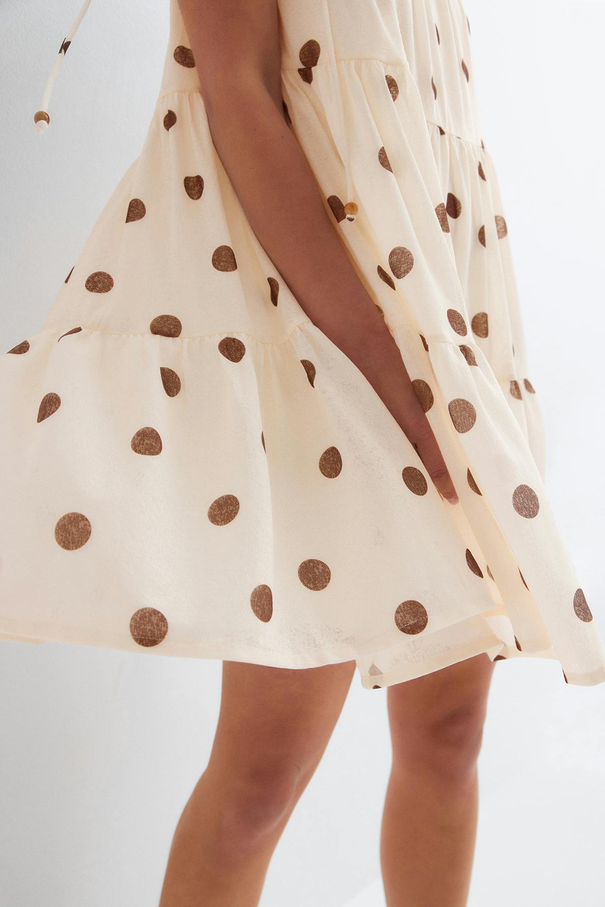 Flowy strap detail dress