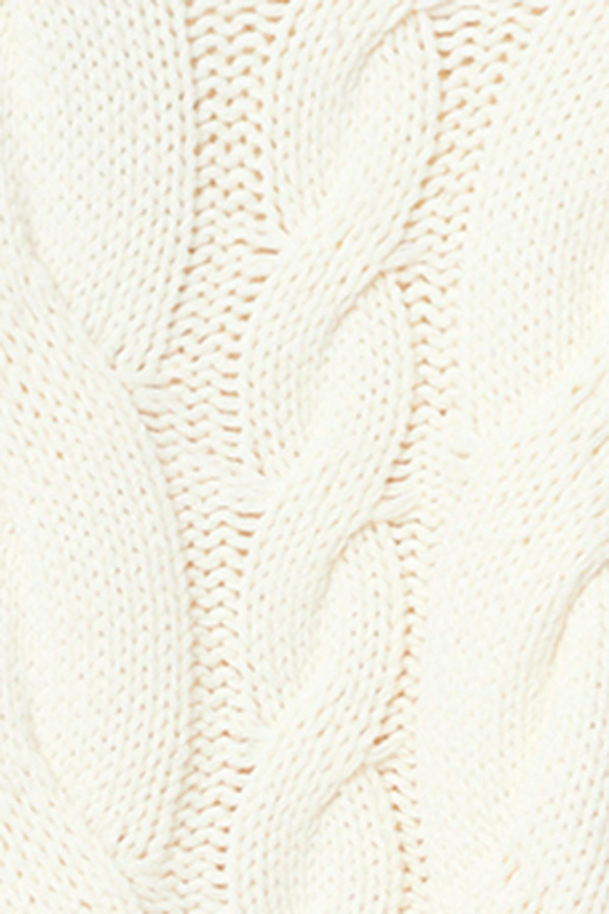 Chunky knitted cable sweater