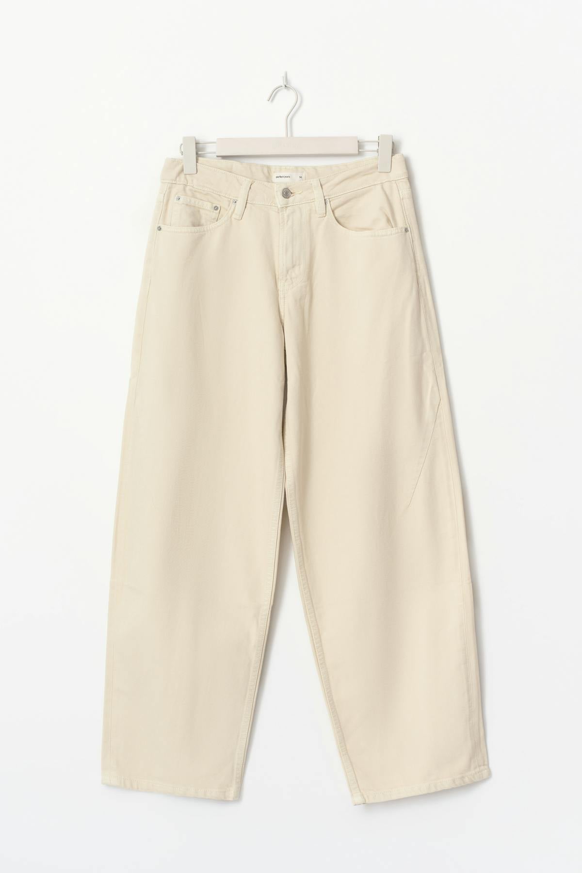 Baggy-crush jeans