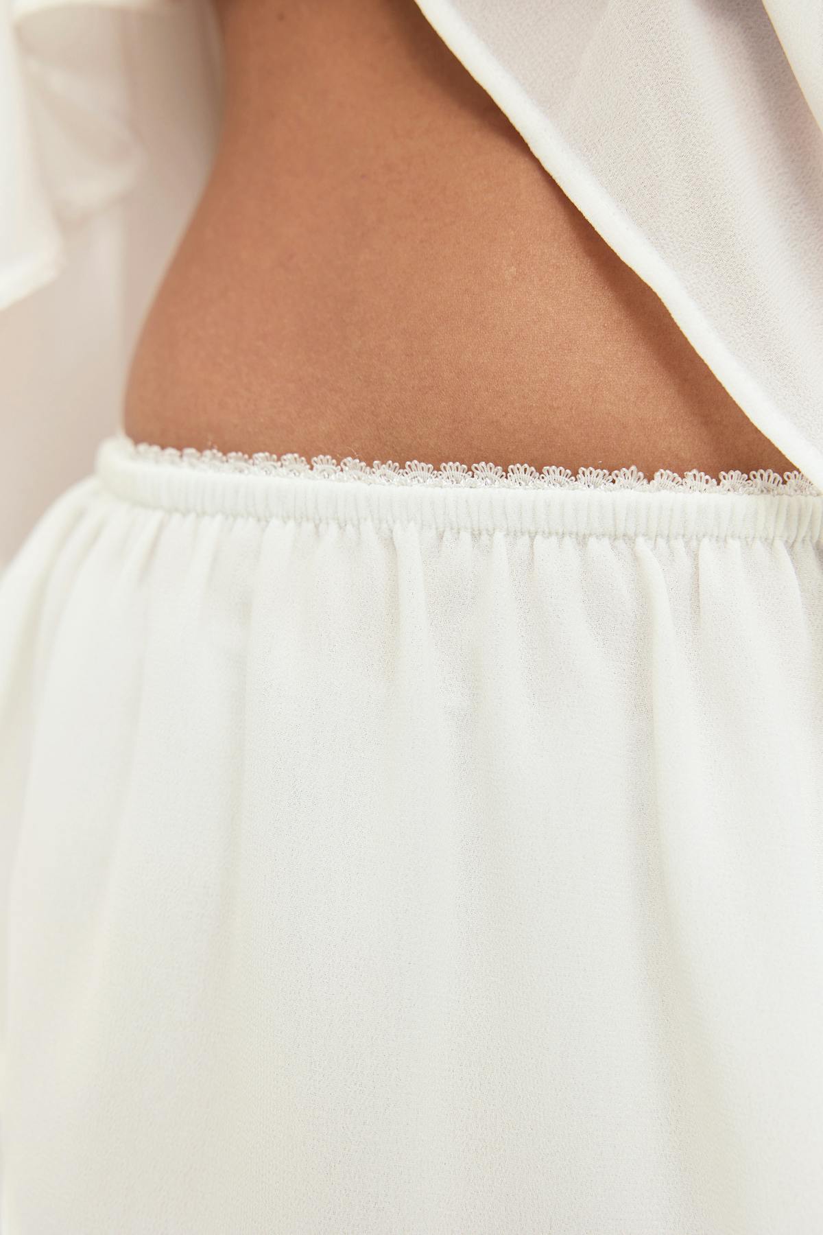 Chiffon loungewear shorts