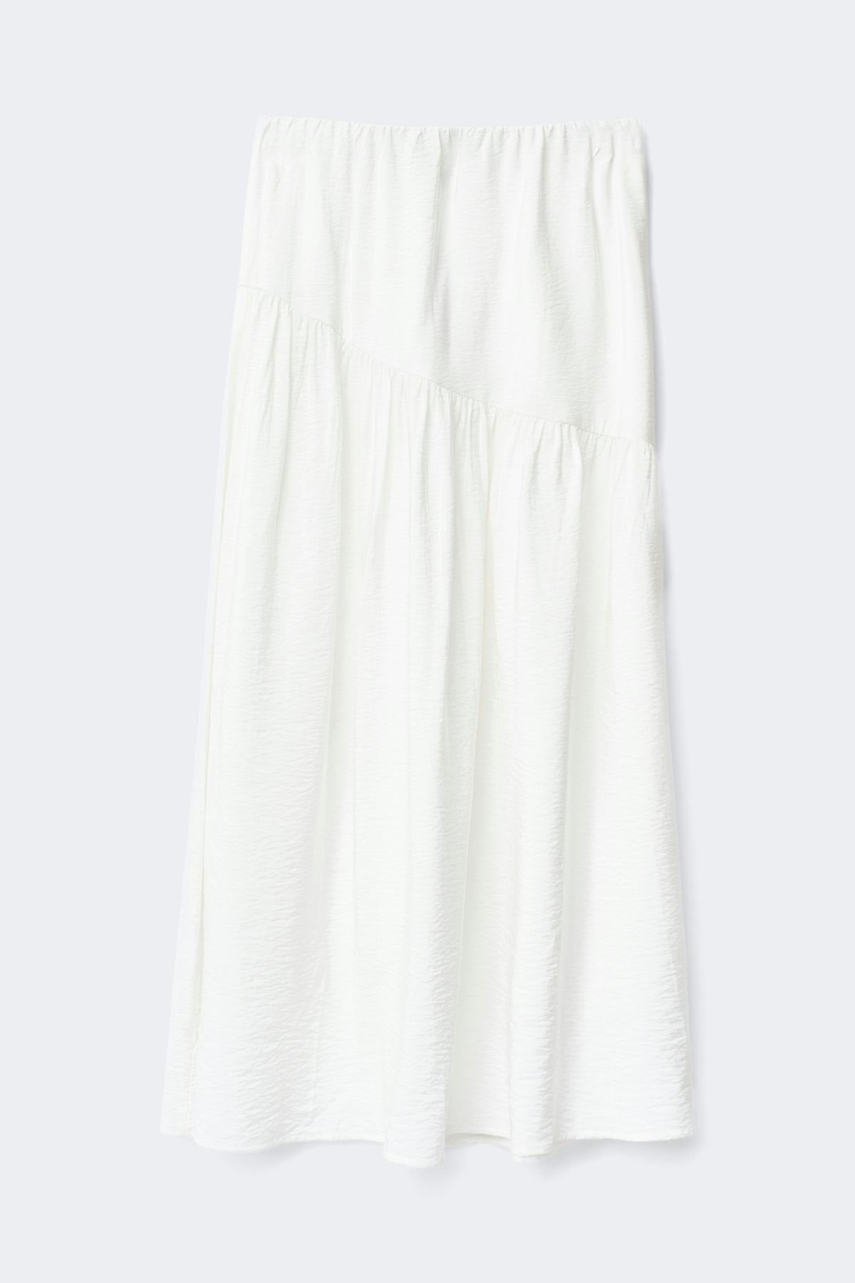 Dropped waist skirt