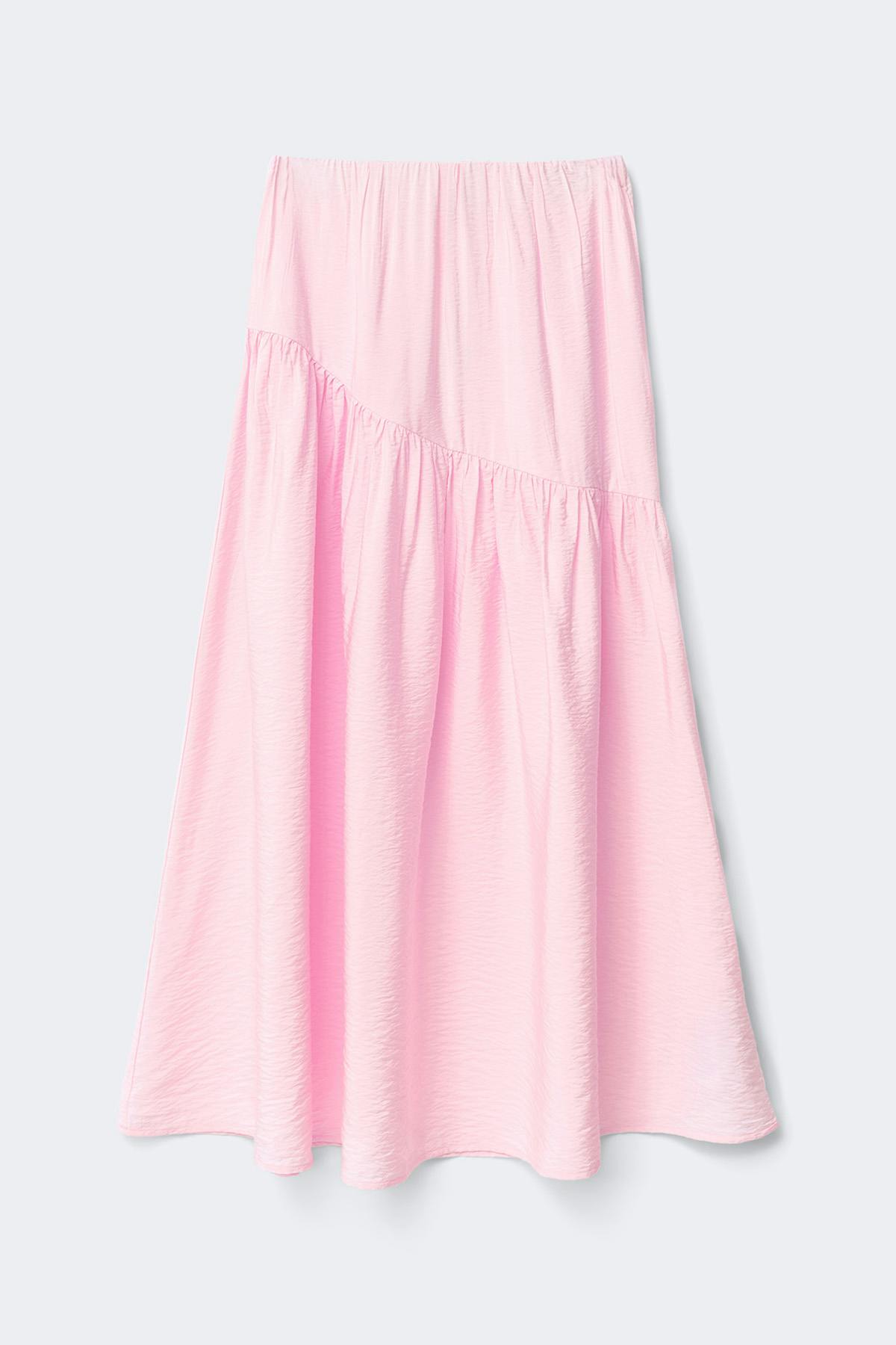 Dropped waist skirt