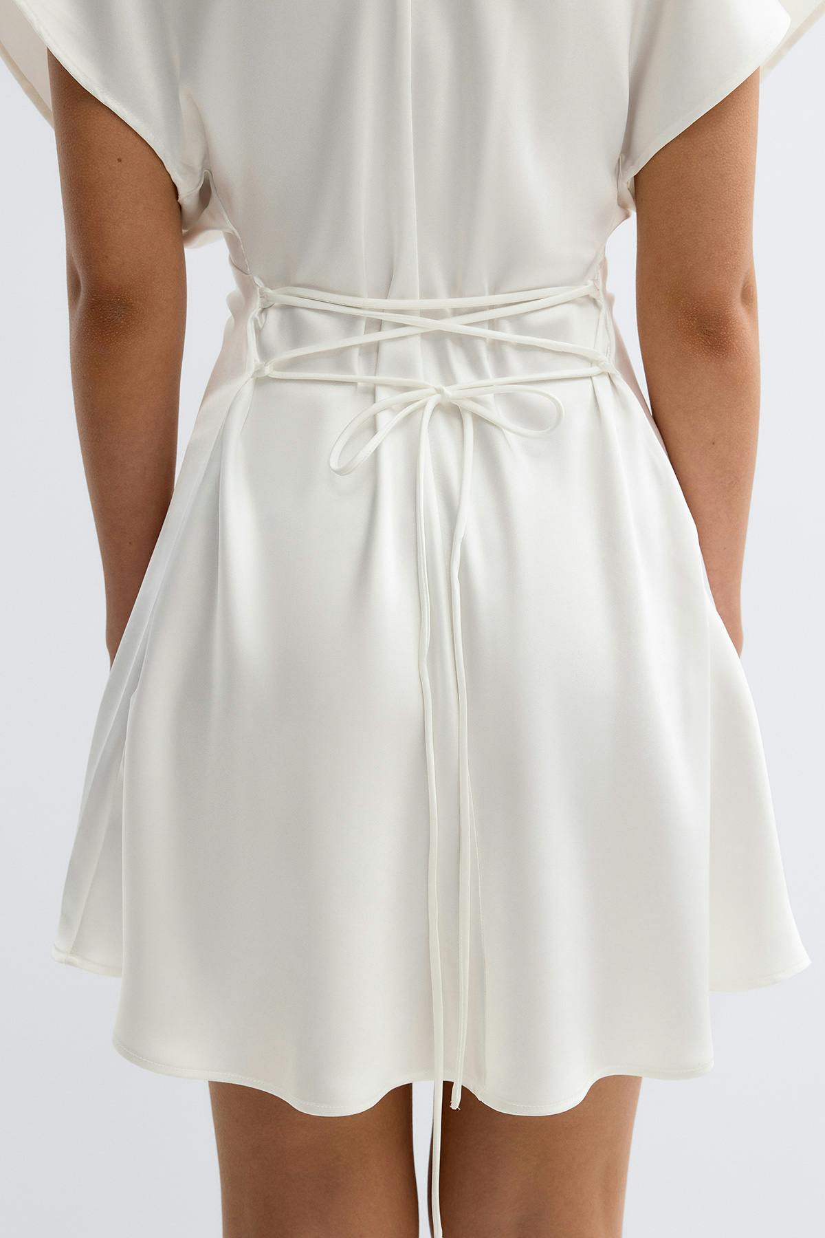 Satin mini dress