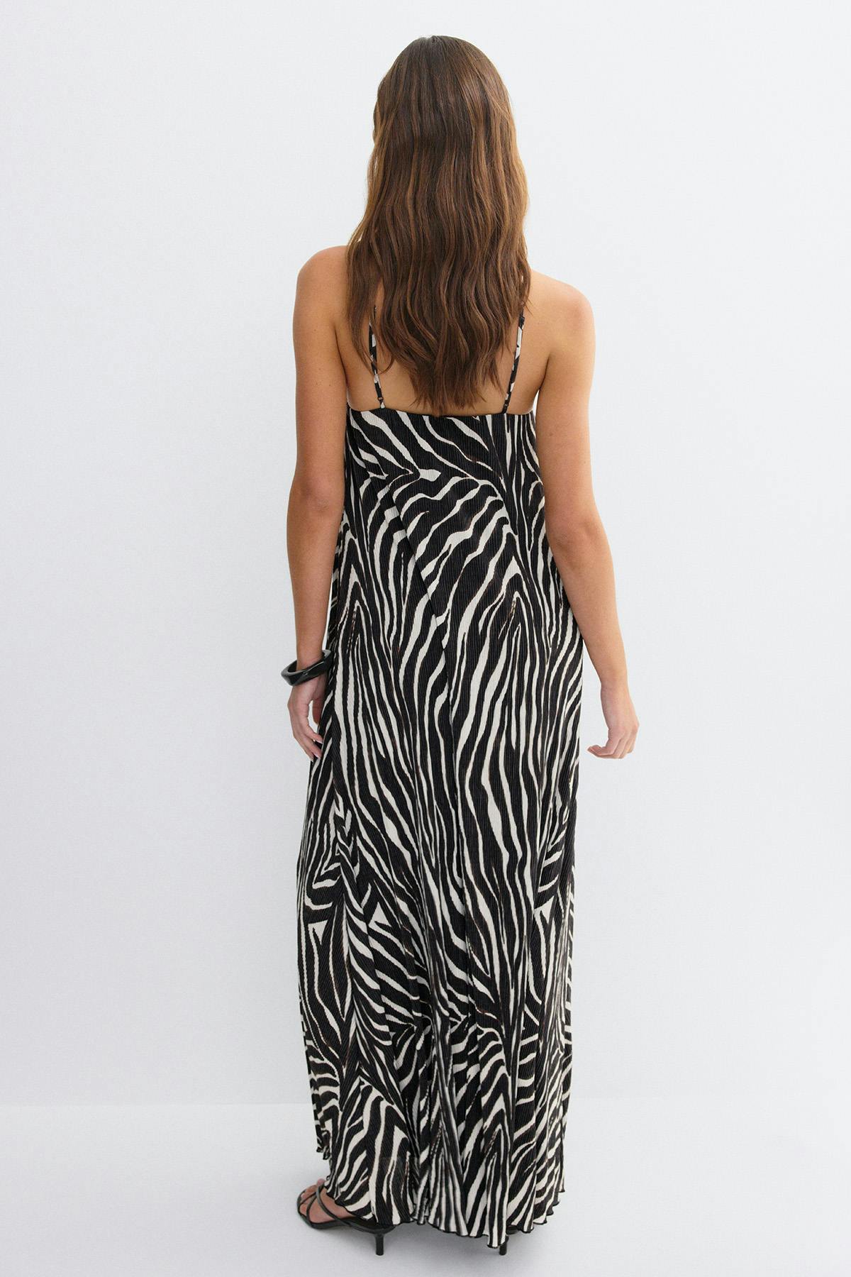 Crinkle maxi dress