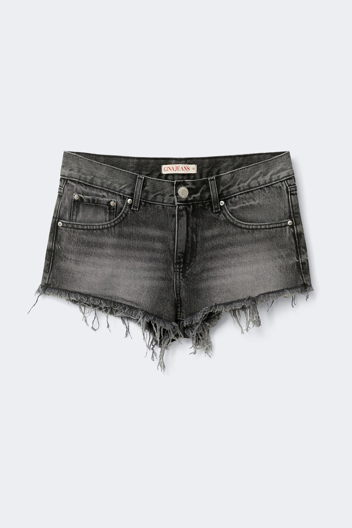 Glow low denim shorts