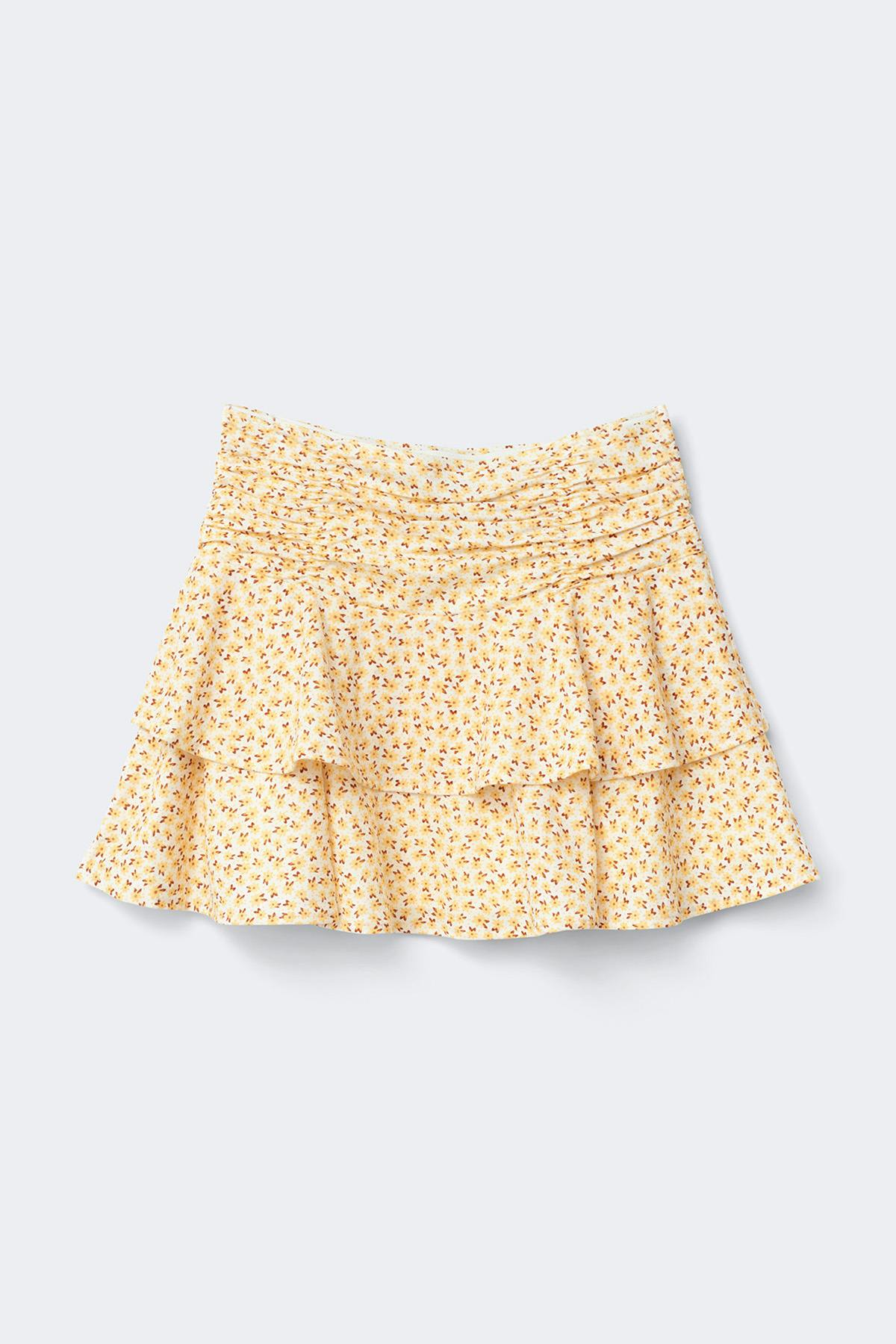 Mini frill skirt