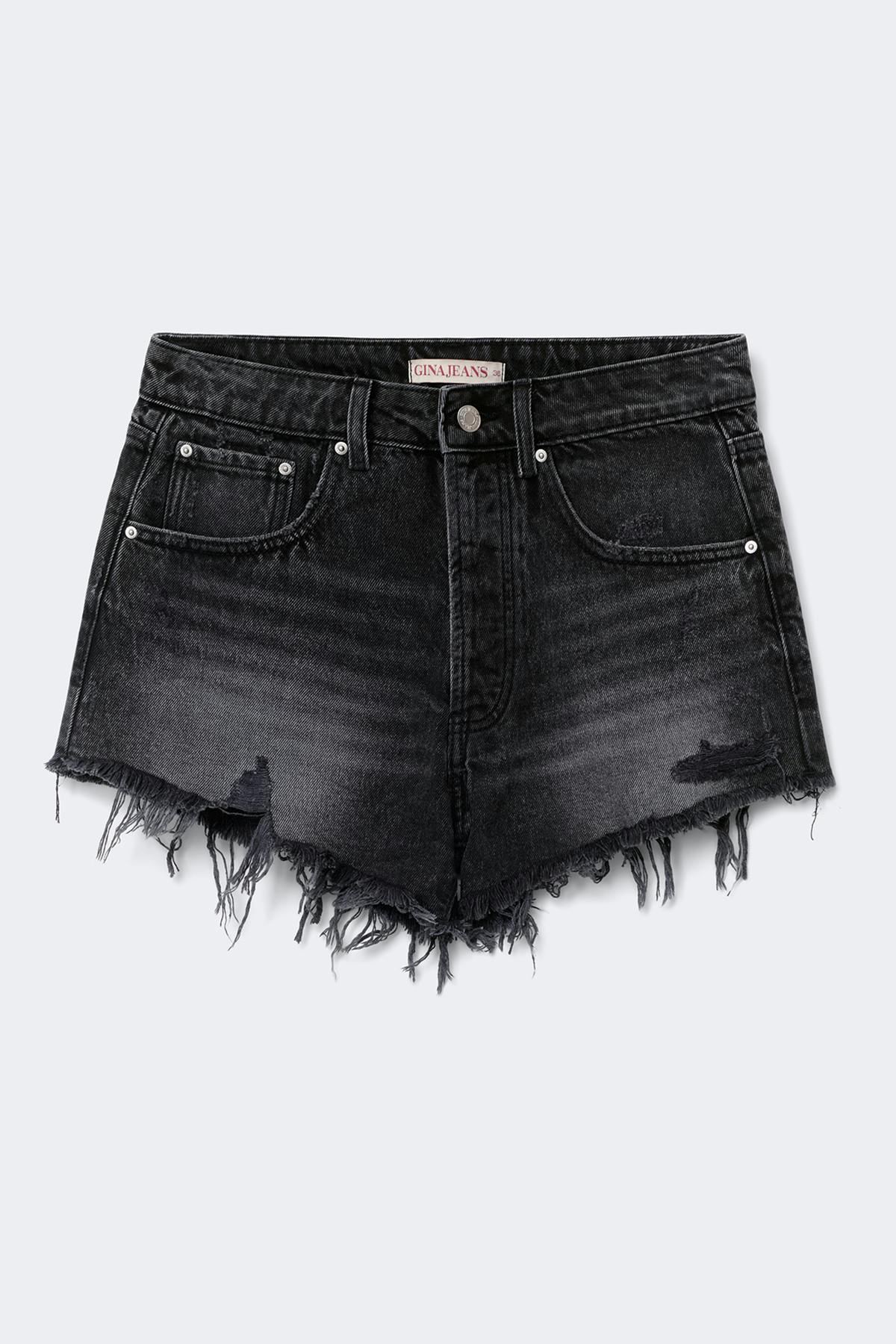 Blue crush denim shorts