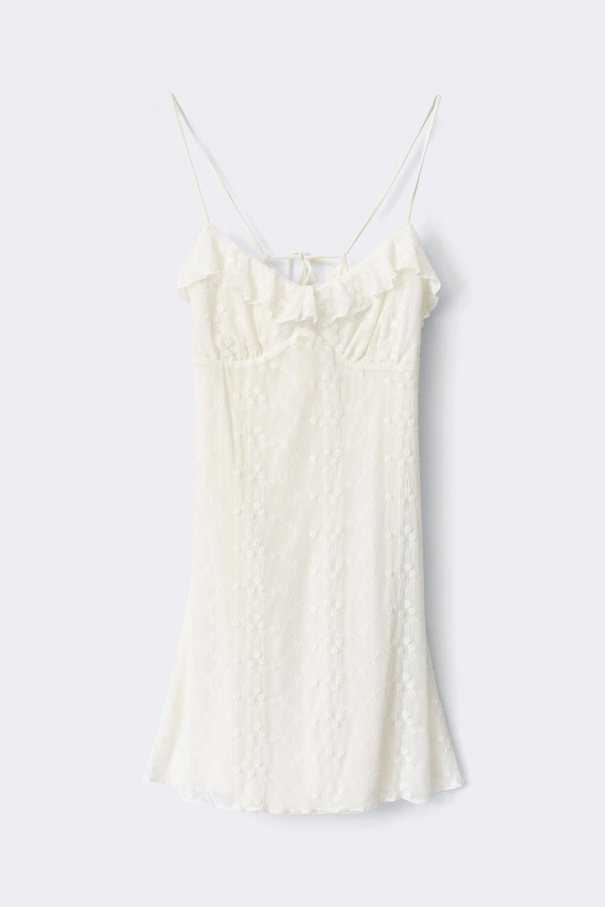 Floral mini strap dress