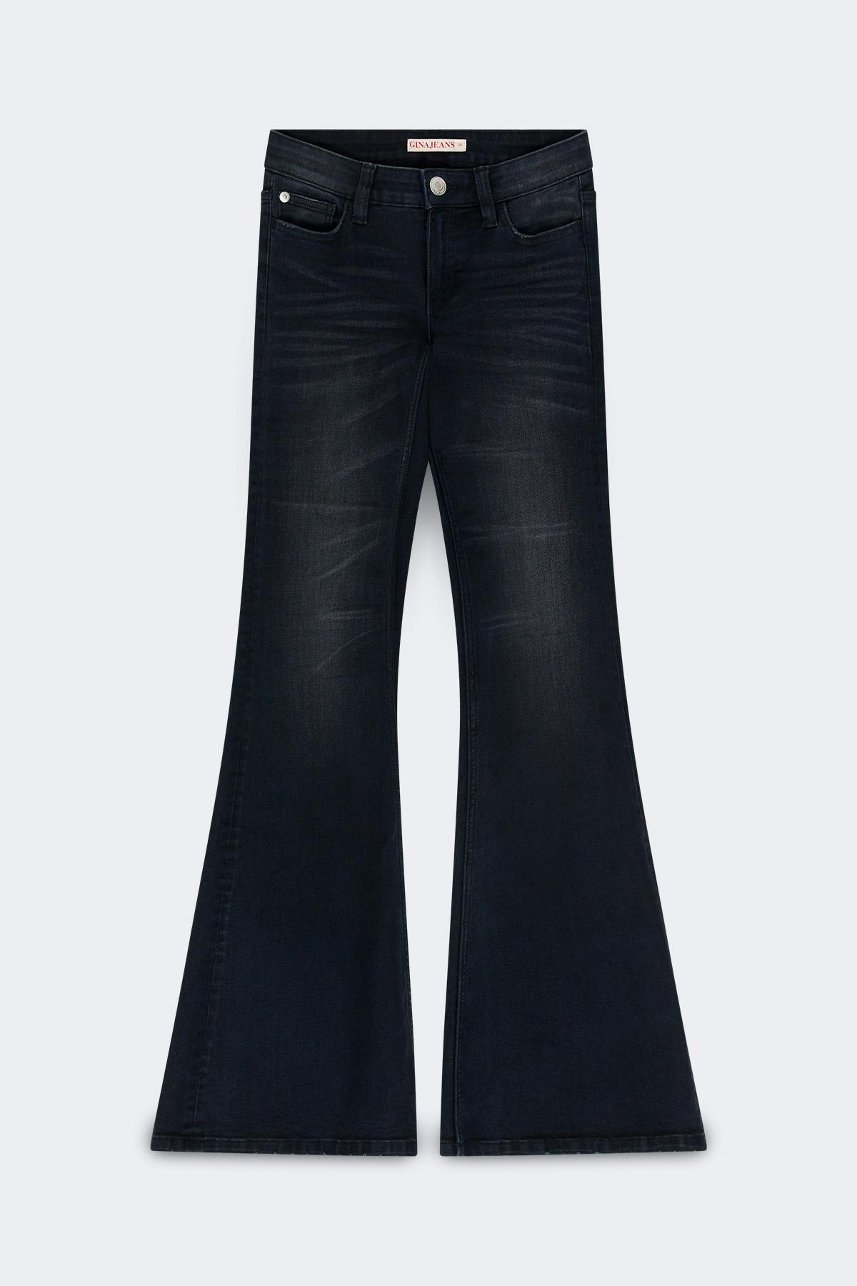 Glow low flare petite jeans