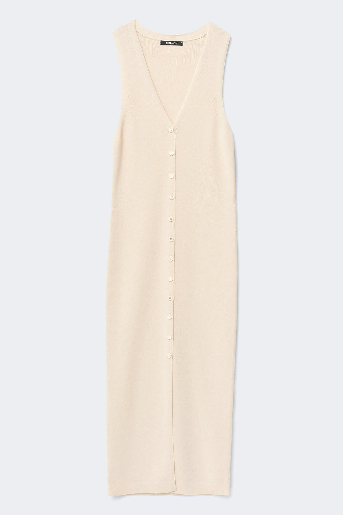 Knitted vest dress
