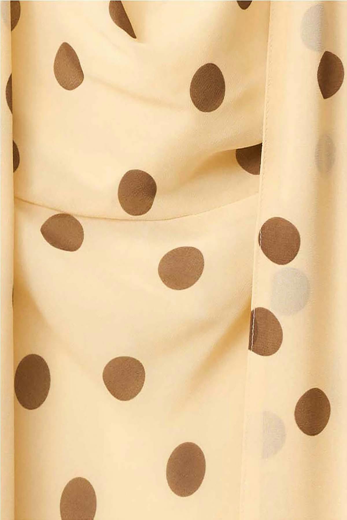 Scarf maxi dress