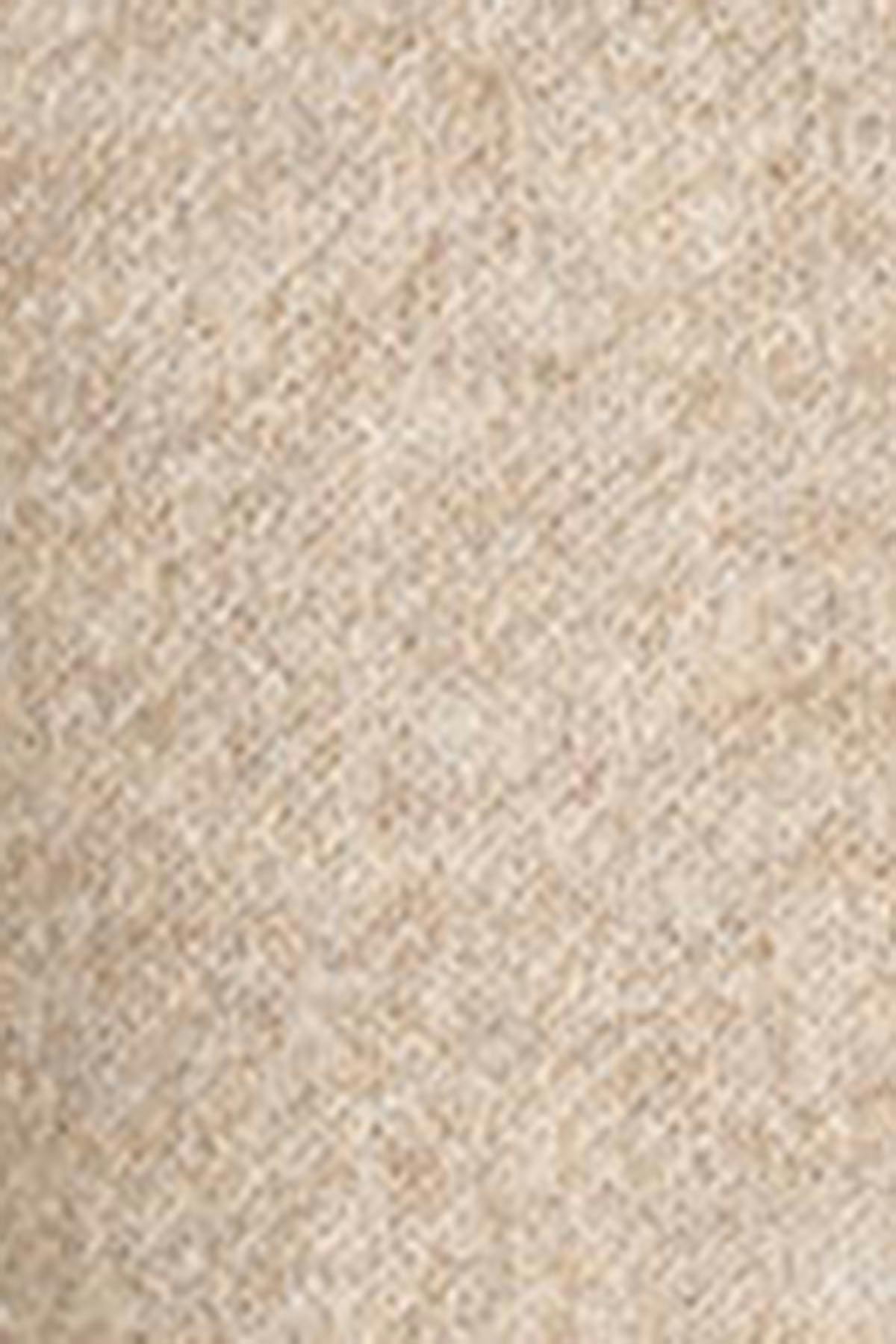 Turtleneck knitted cardigan