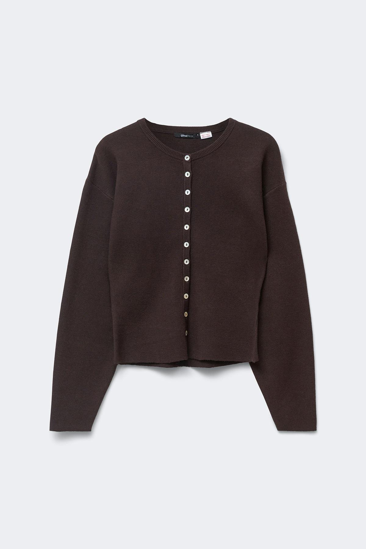 Knitted loungewear cardigan