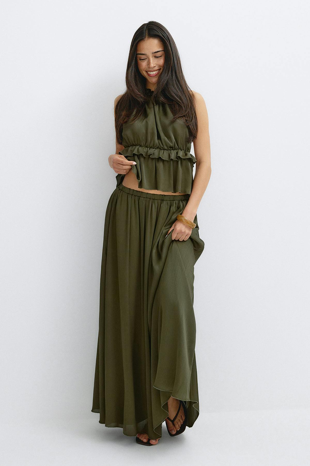 Flowy maxi skirt