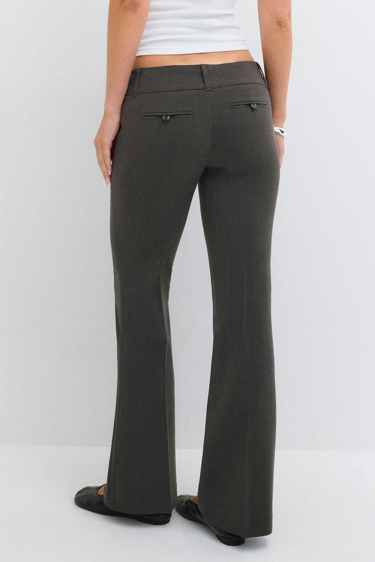 Sassy low bootcut trousers