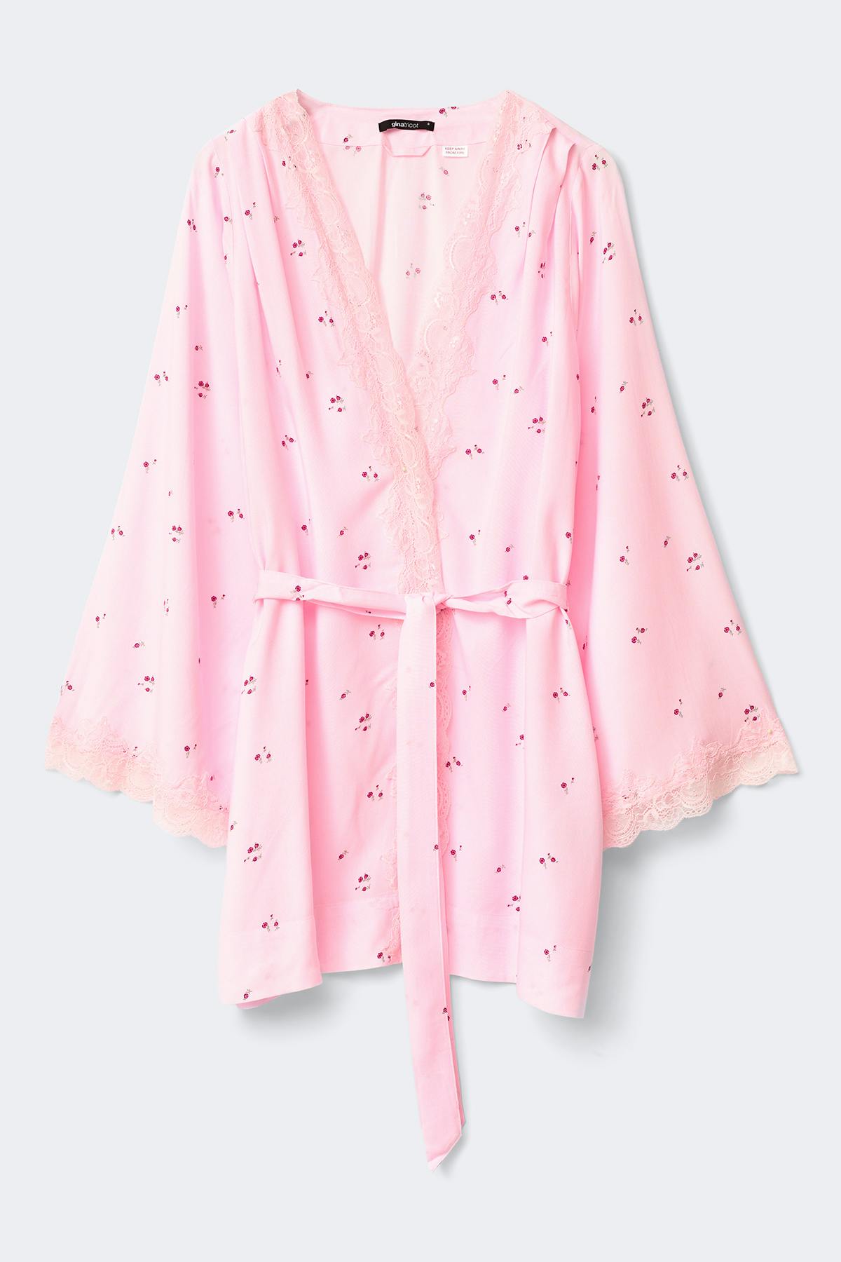 Lace loungewear robe