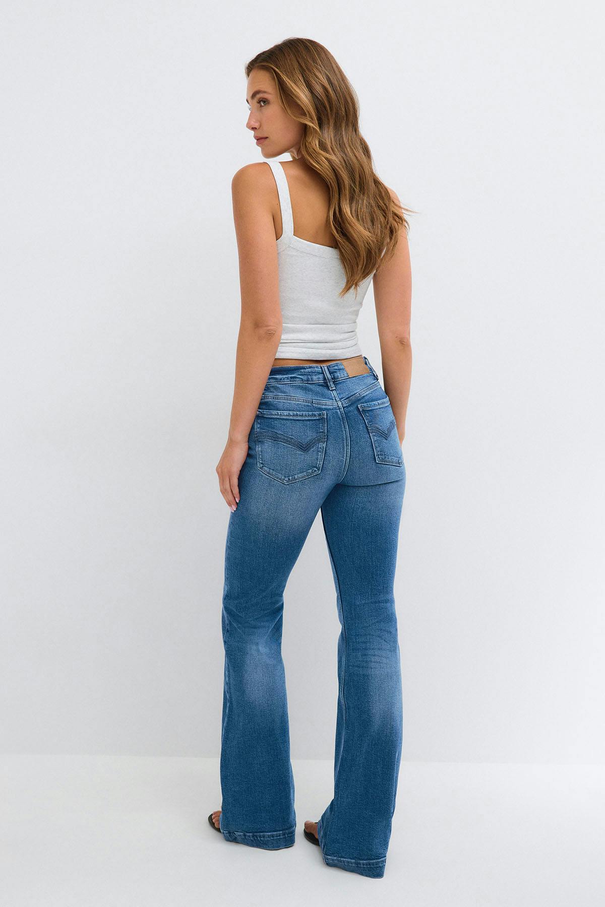 Shape up flare jeans