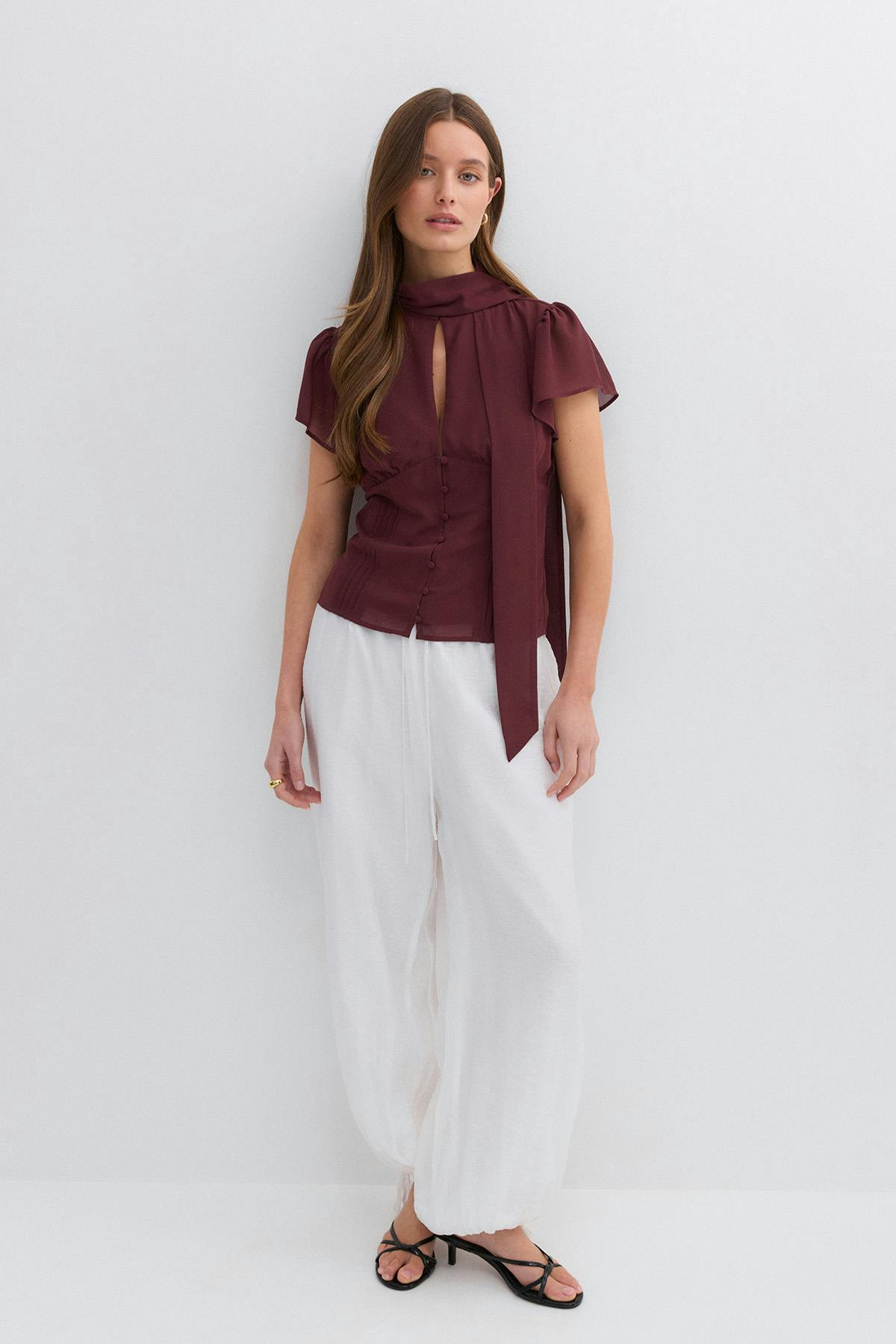 Sheer blouse