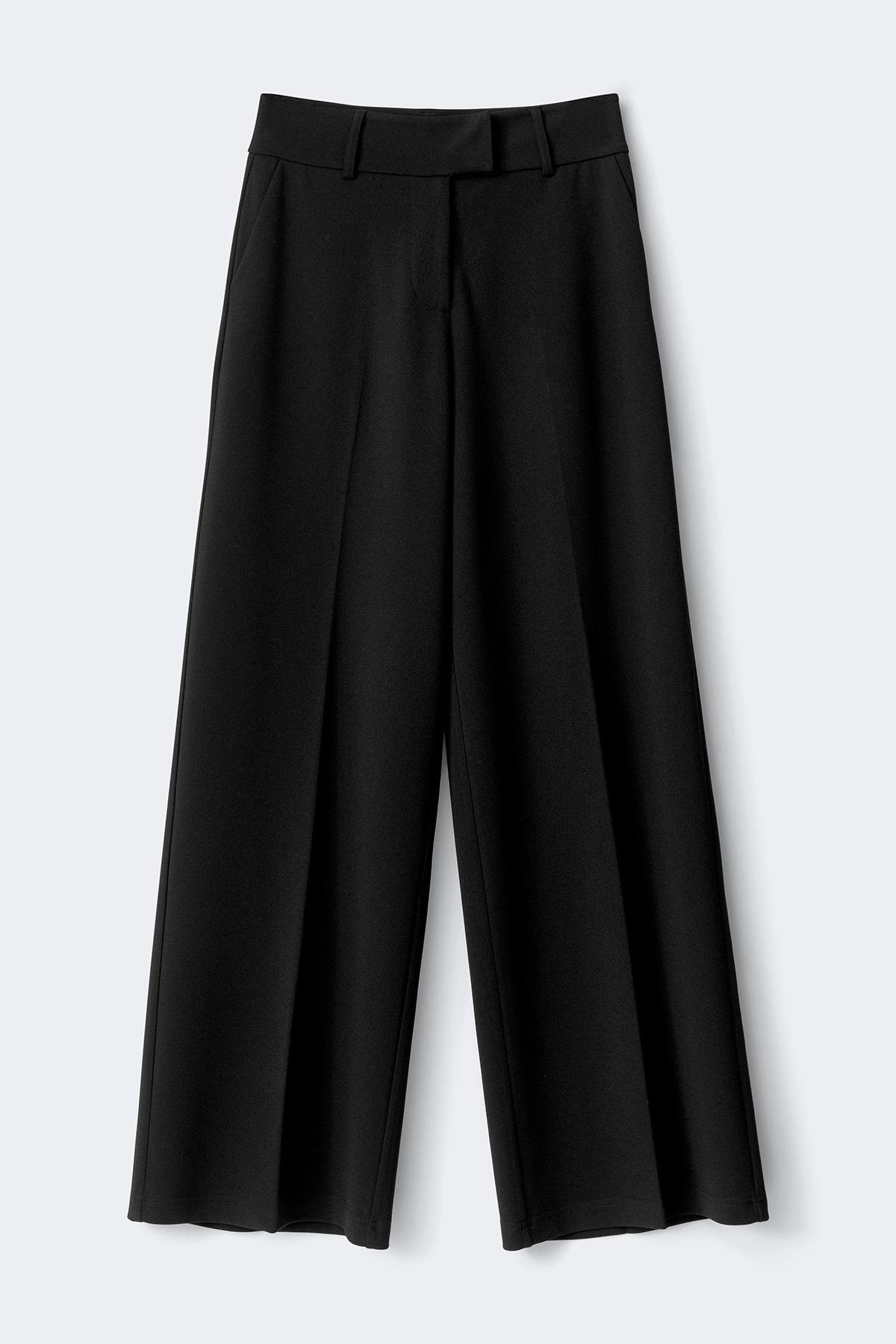 High waist suit trousers