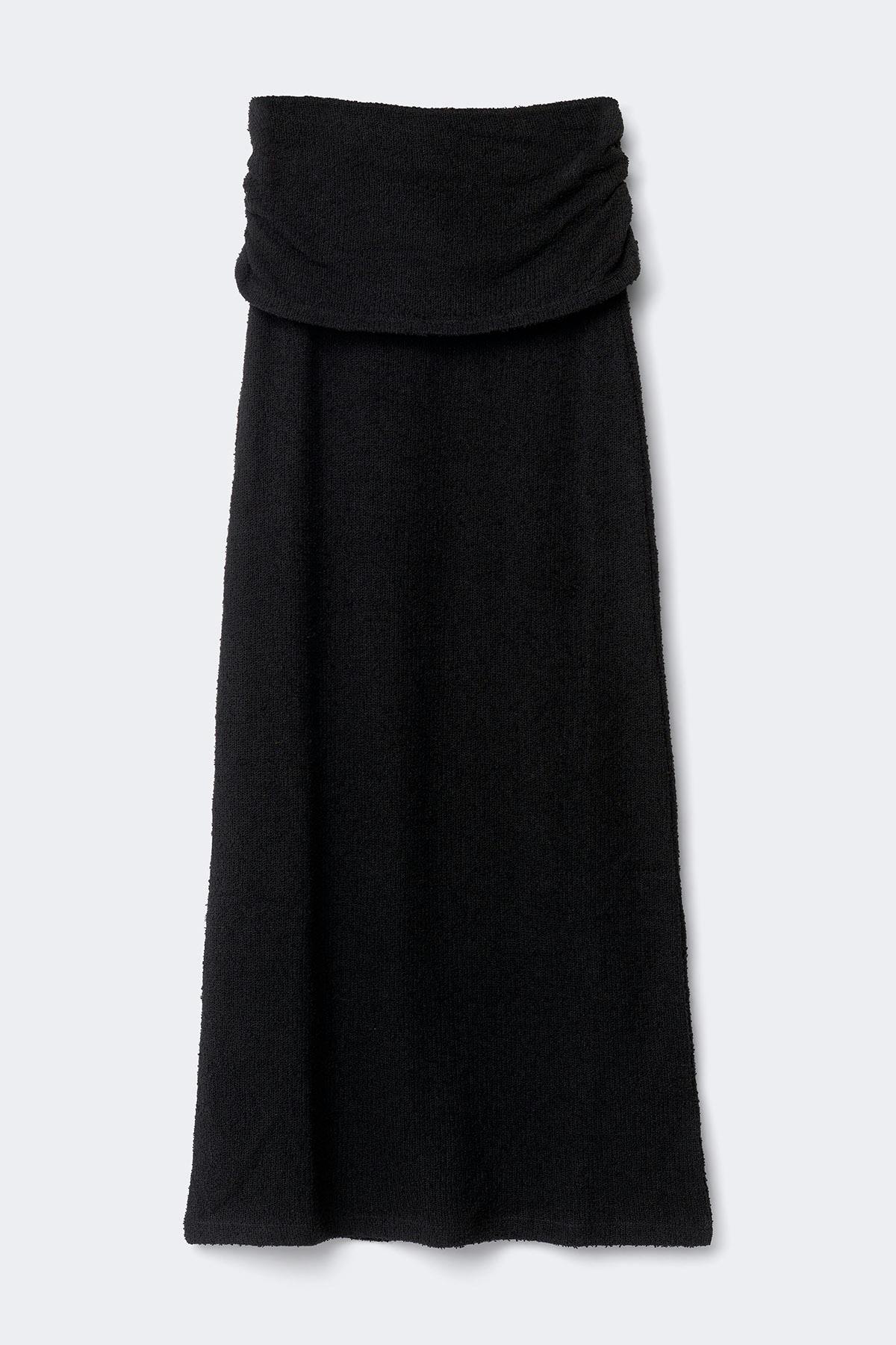 Boucle maxi skirt