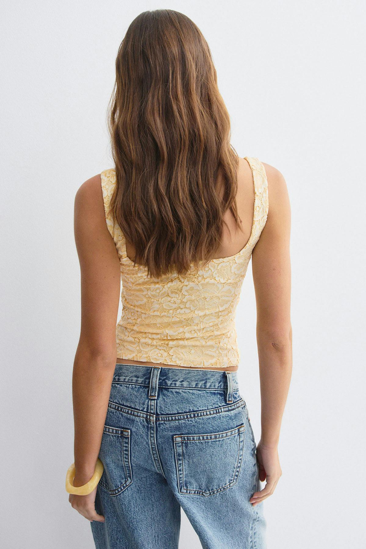Lace corset top
