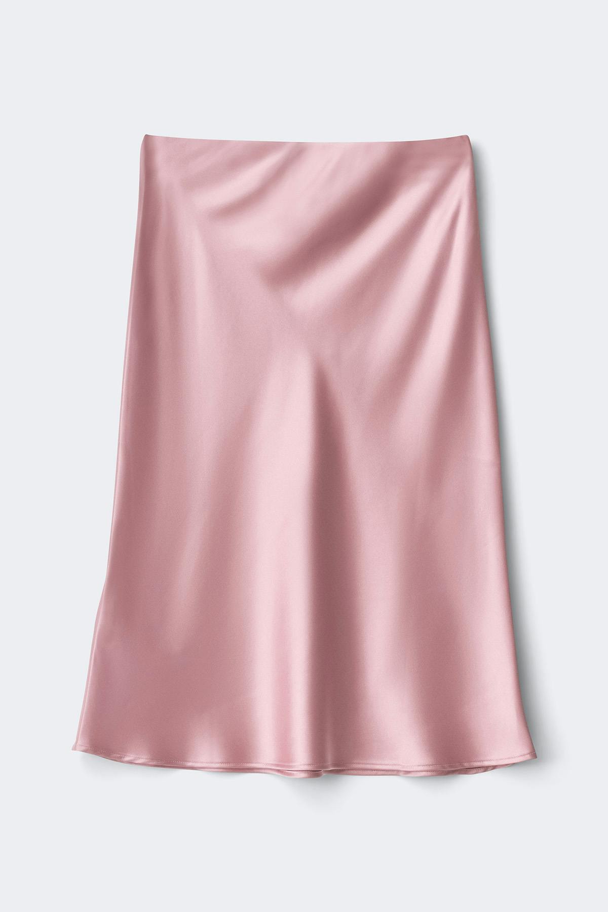 Satin skirt