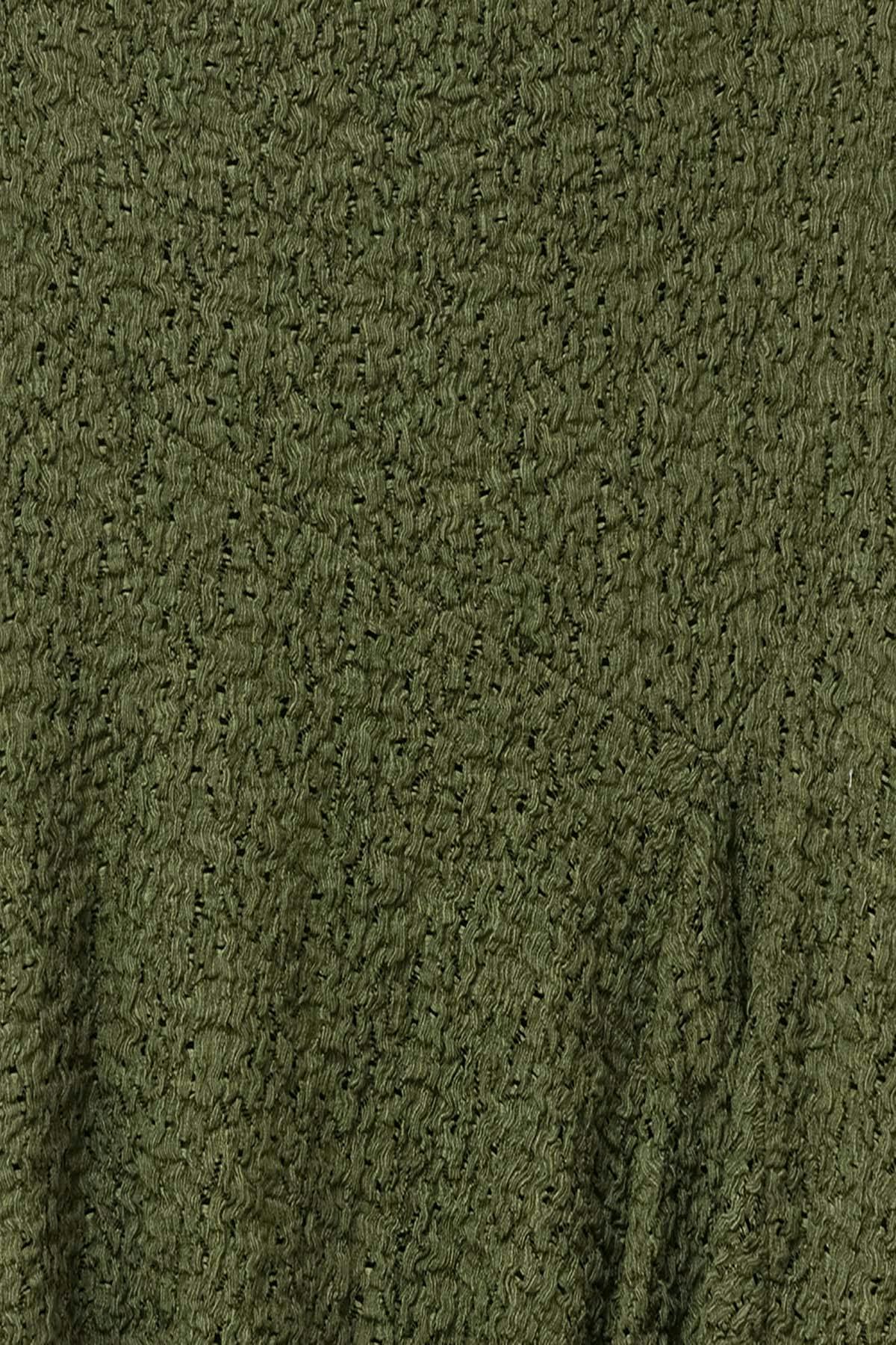 Textured mini skirt
