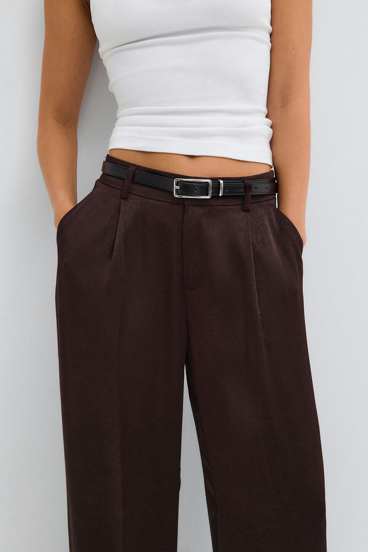 Clean rectangular belt