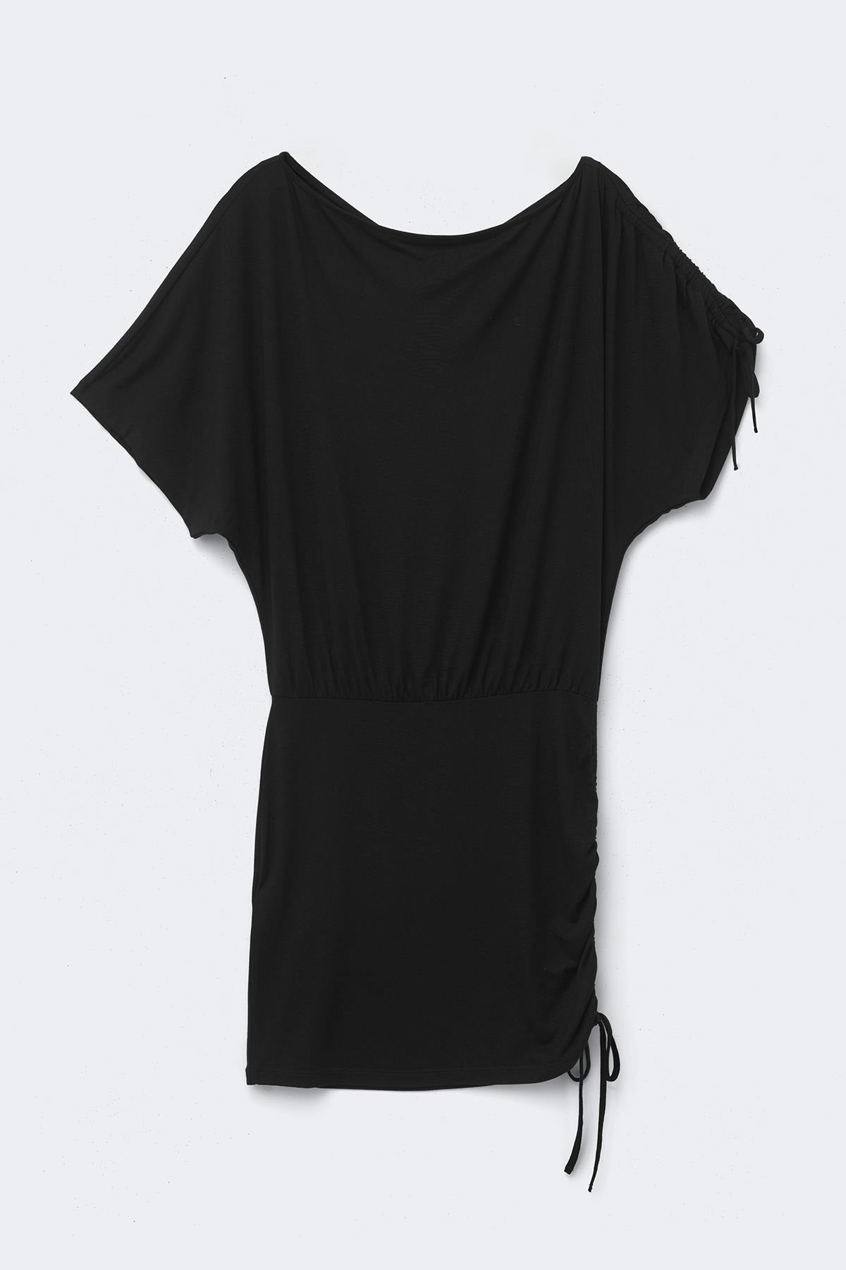 Off shoulder ruched dress