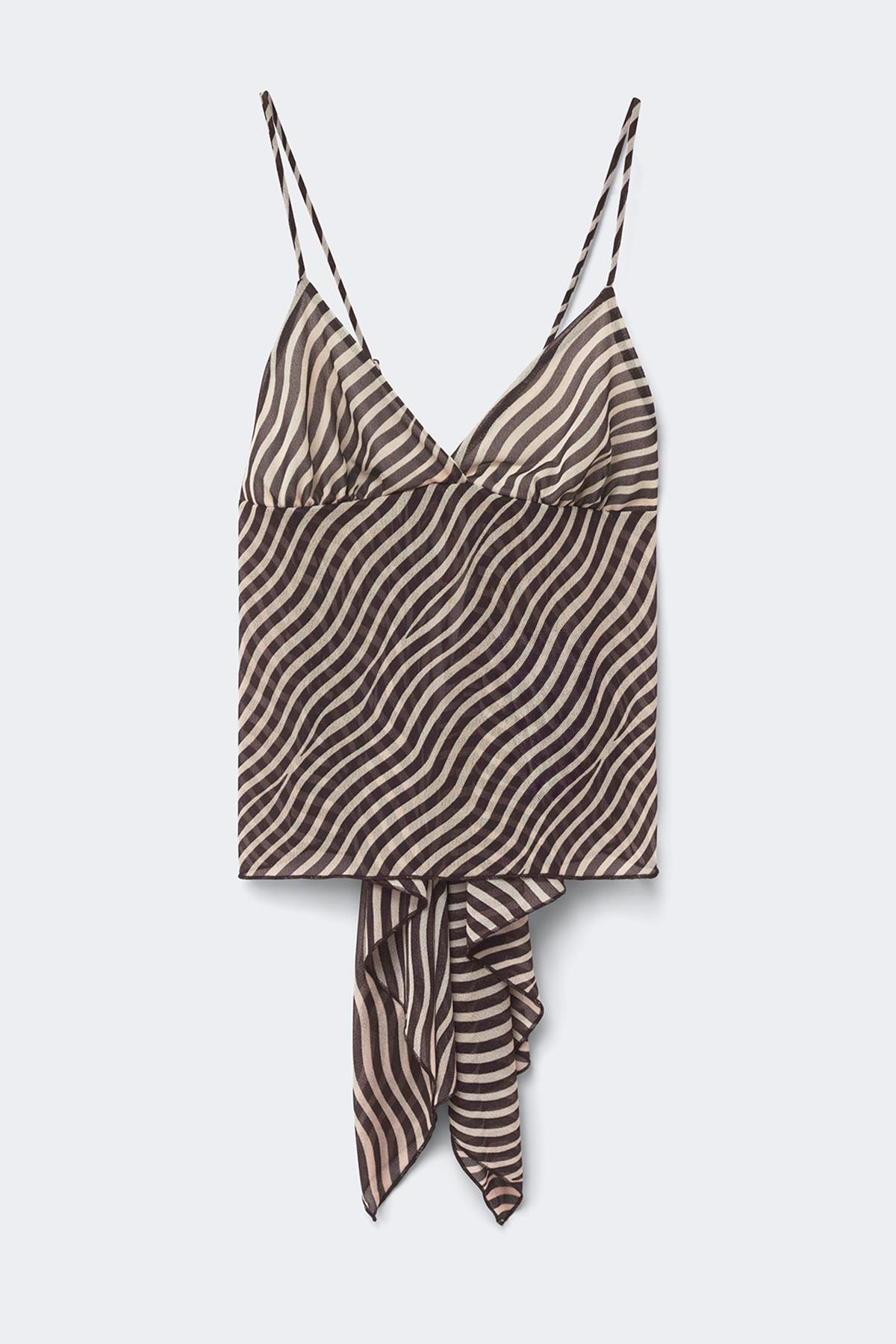 Sheer strap singlet