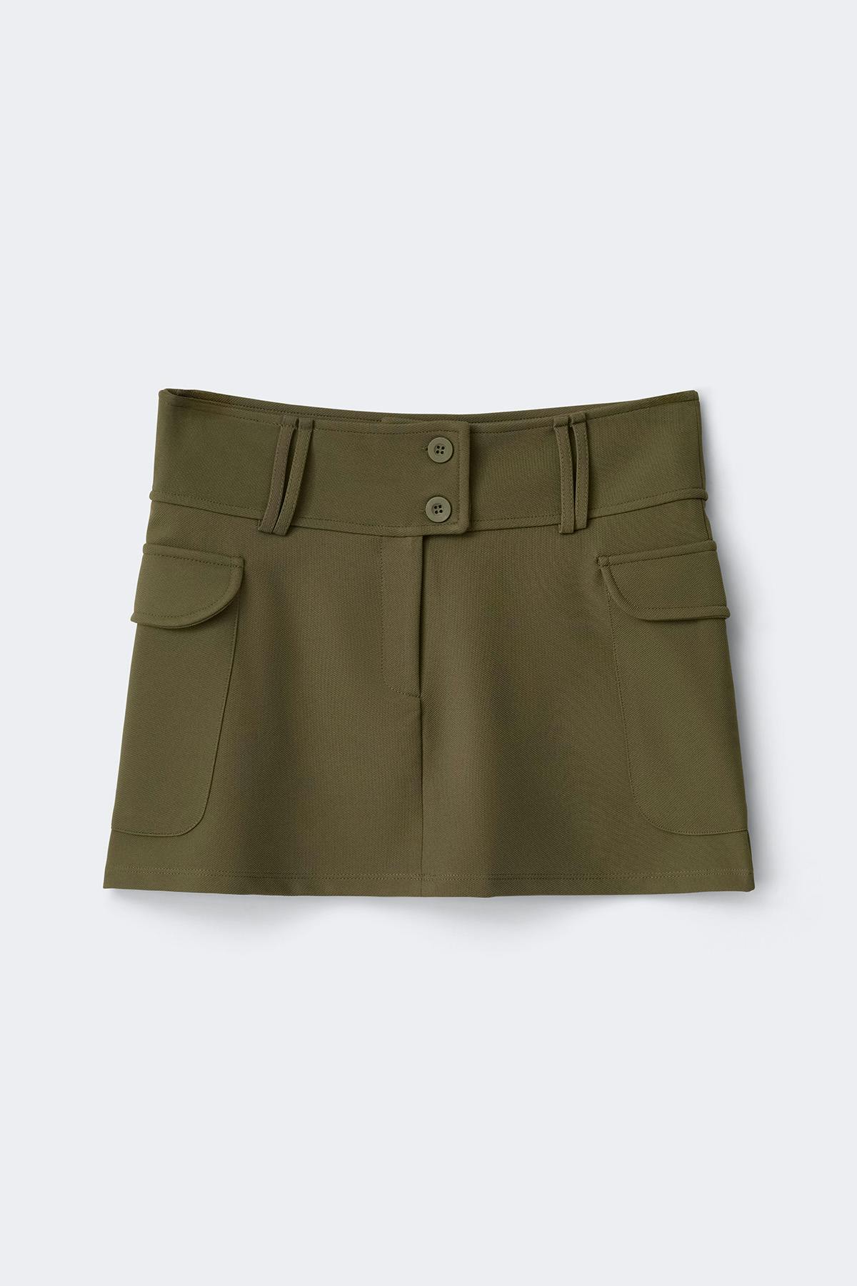 Cargo mini skirt
