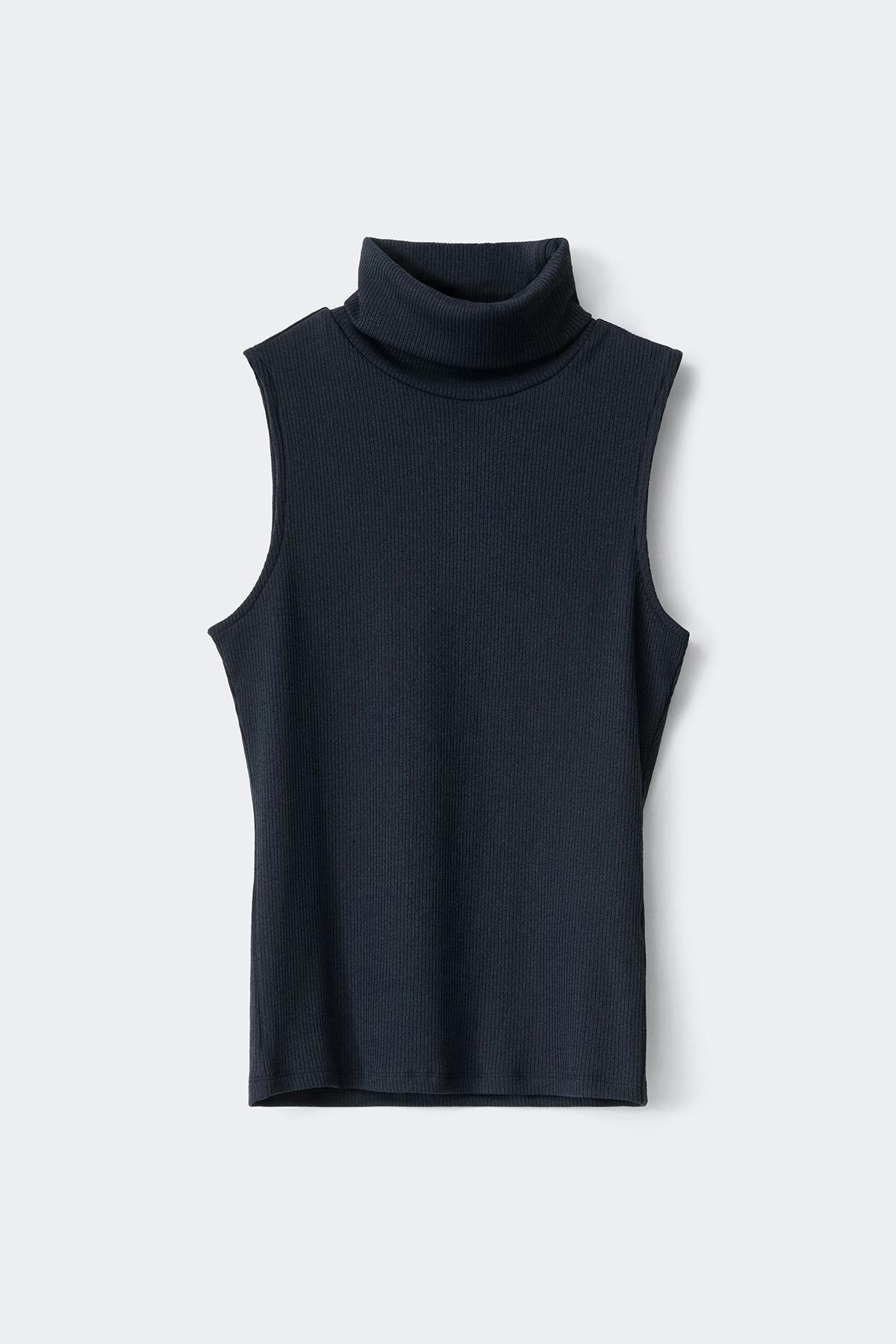 Rib polo top
