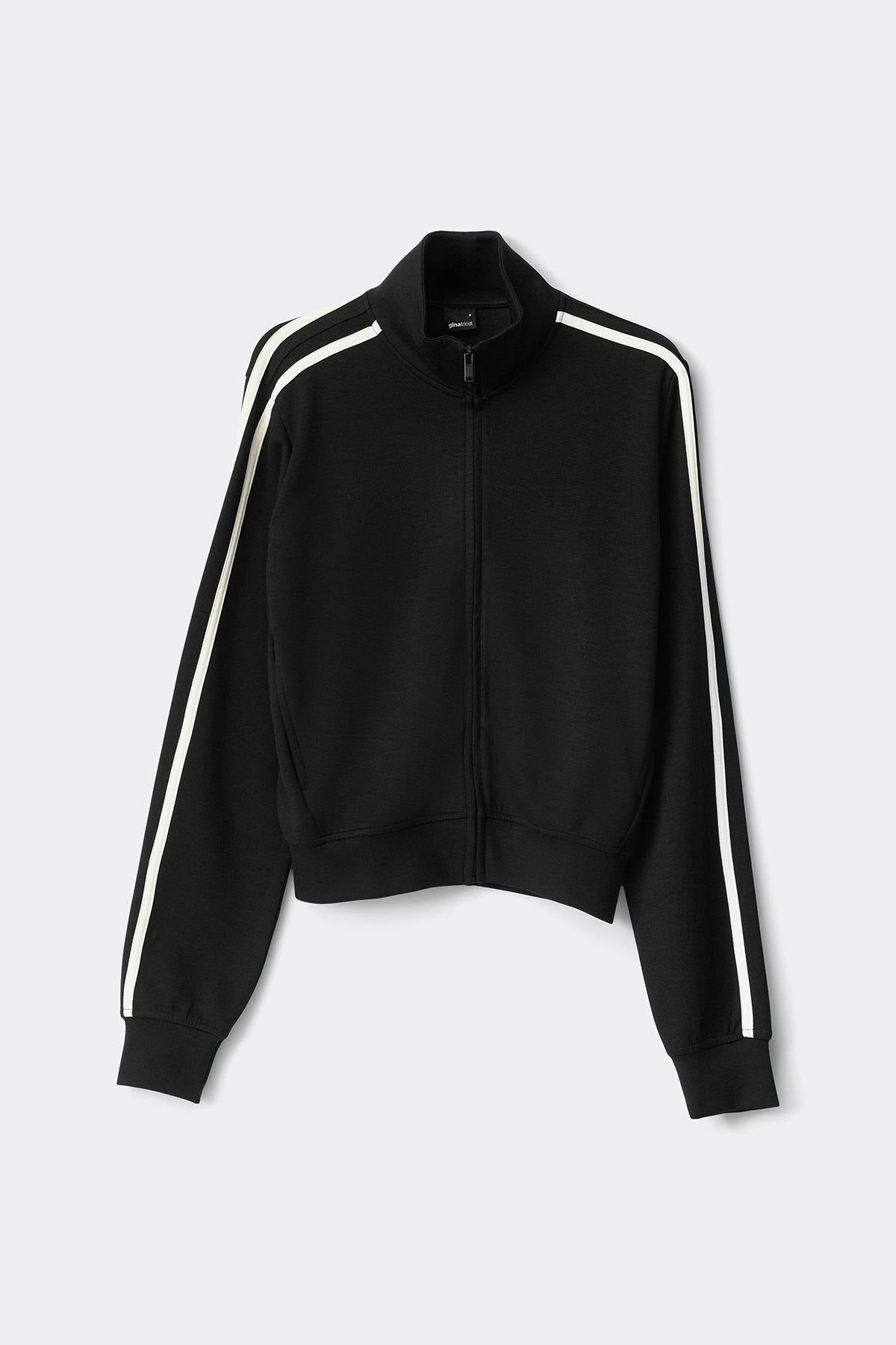 Soft sporty zip jacket