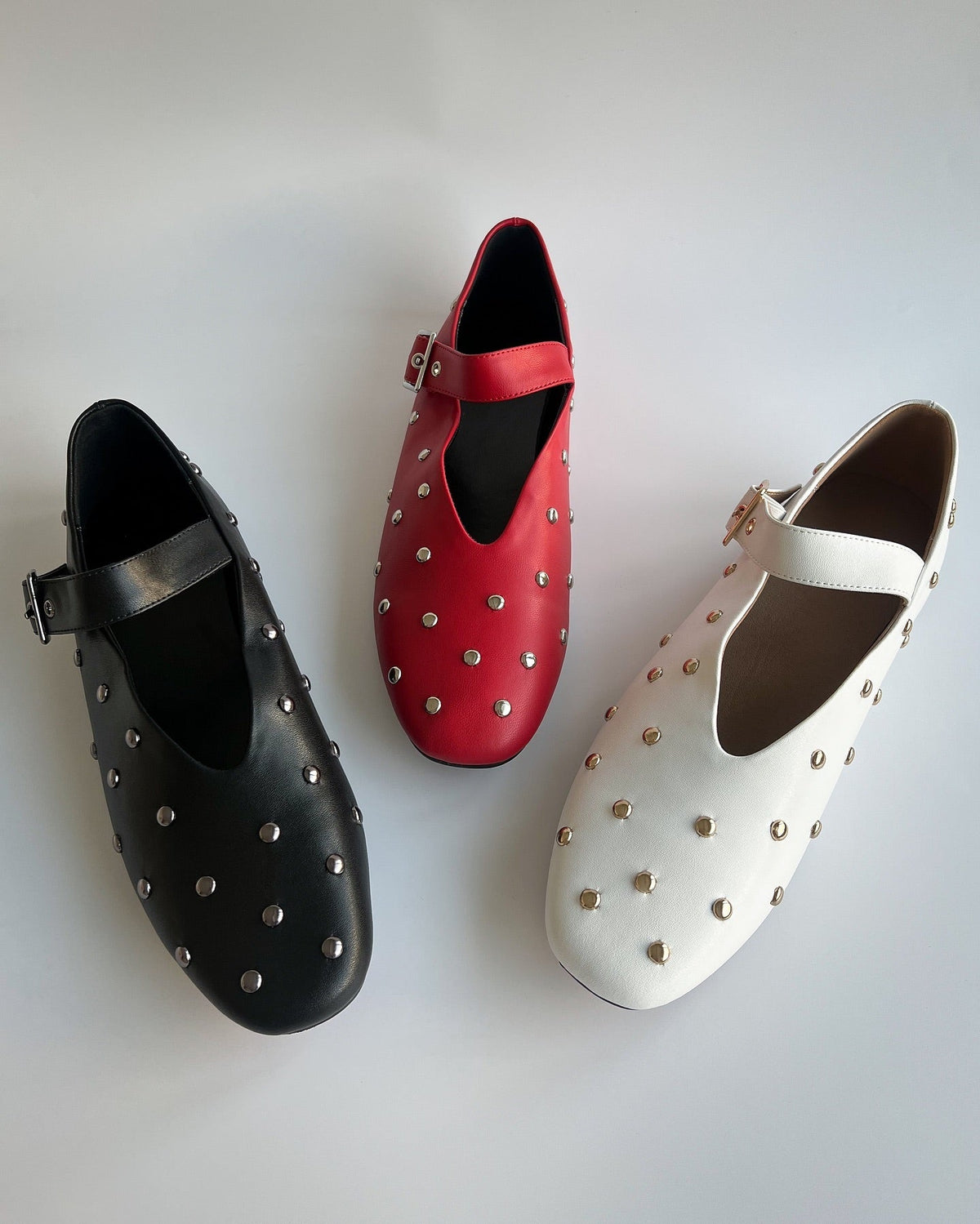Paloma Rivet Ballet Flats