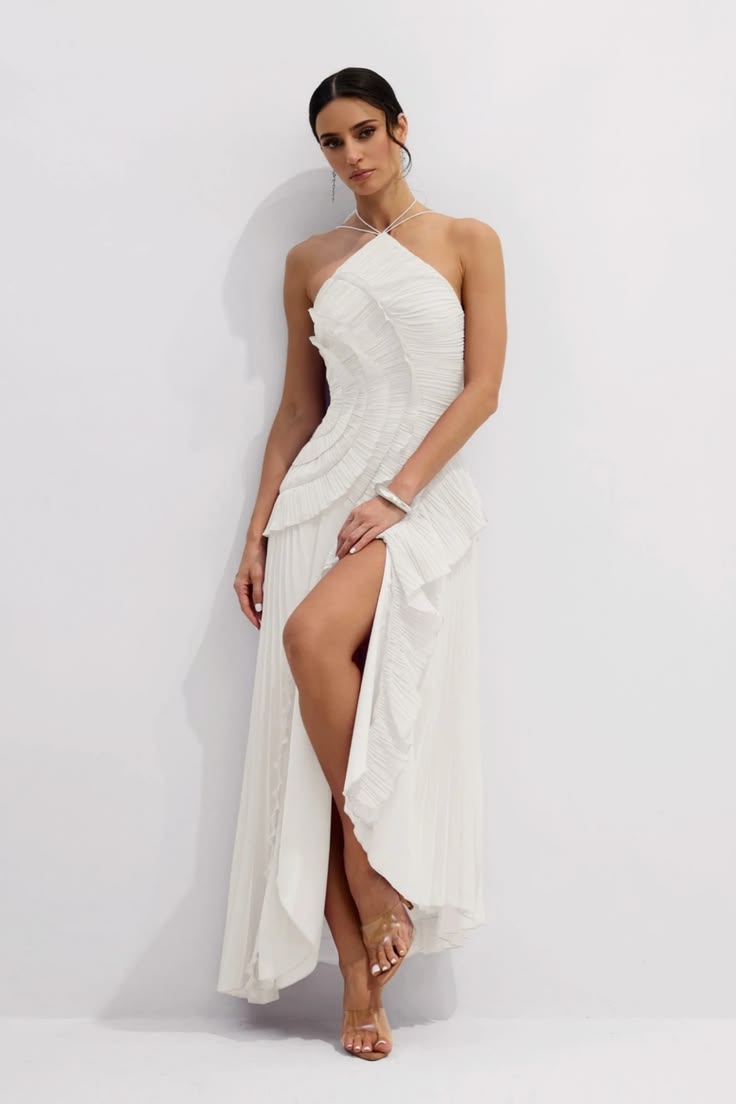 Aurora Élan Maxi Dress – Fluid Elegance in Motion