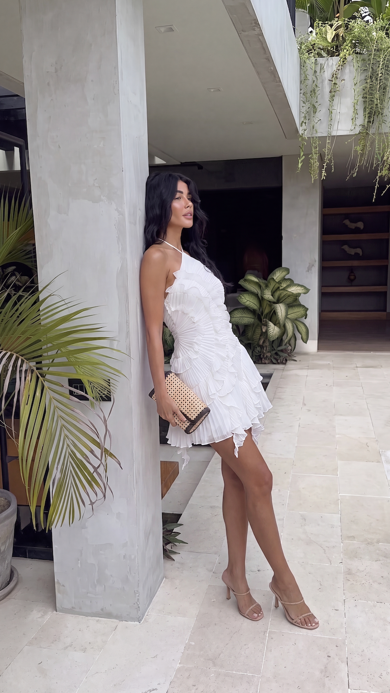 Anouk Ruffle Mini Dress