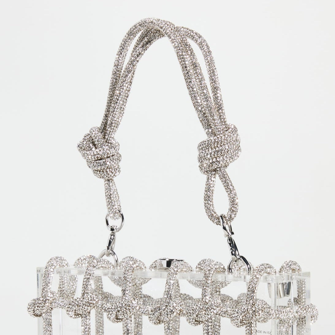 Dazzle knot clutch