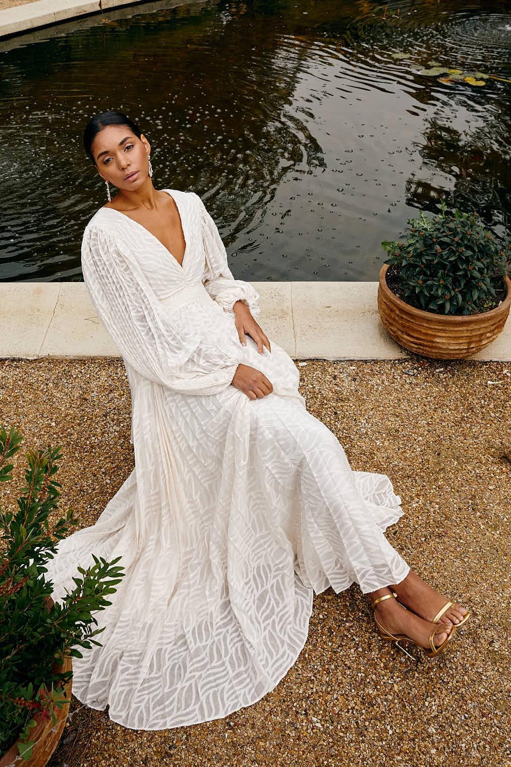 Allegory Elsa Cream Maxi Dress