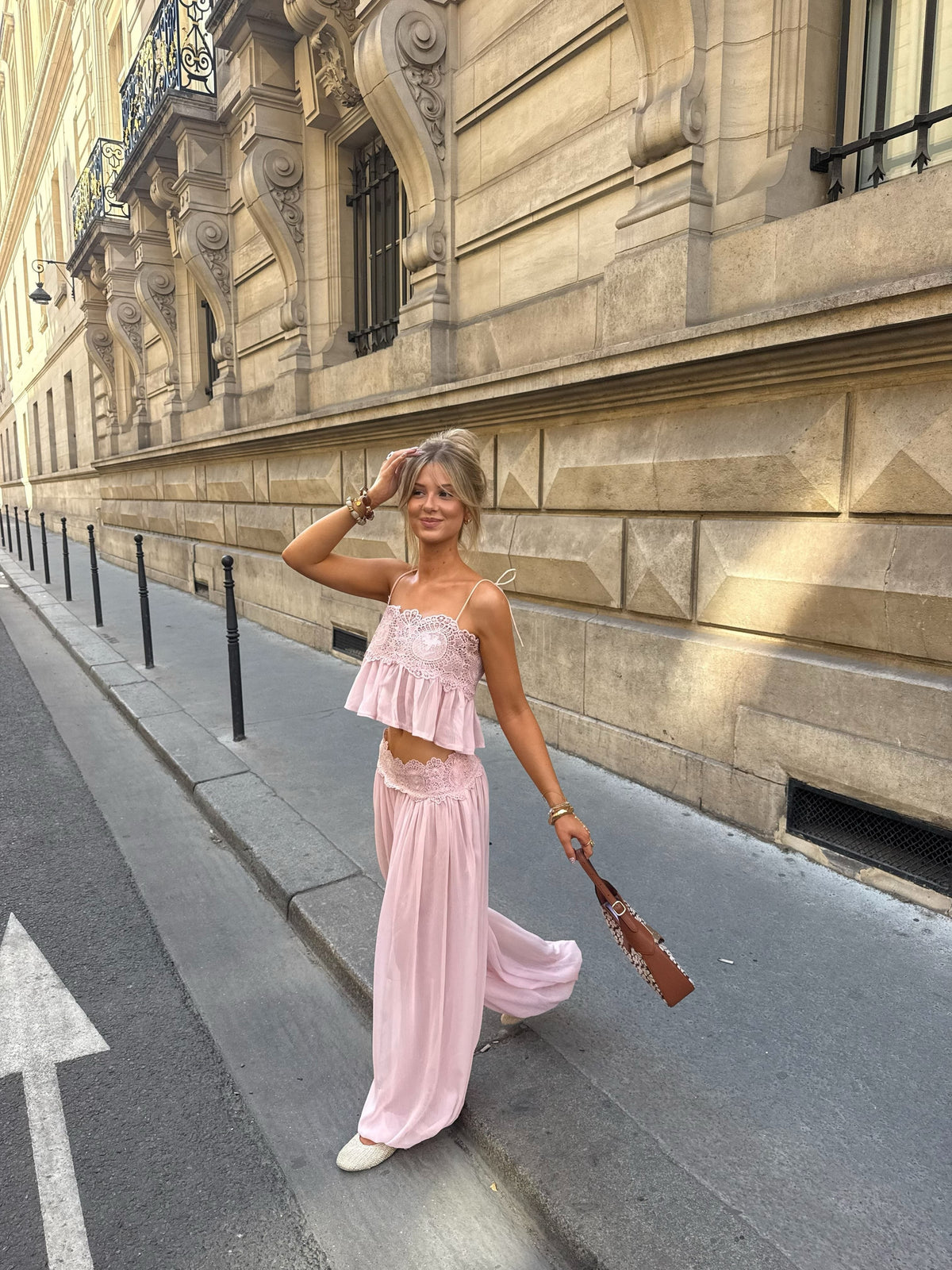 Kendall Lace Chiffon Set