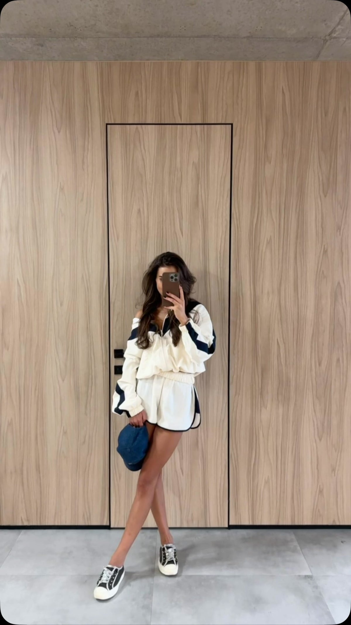 Maven Chevron Windbreaker Jacket and Shorts Set