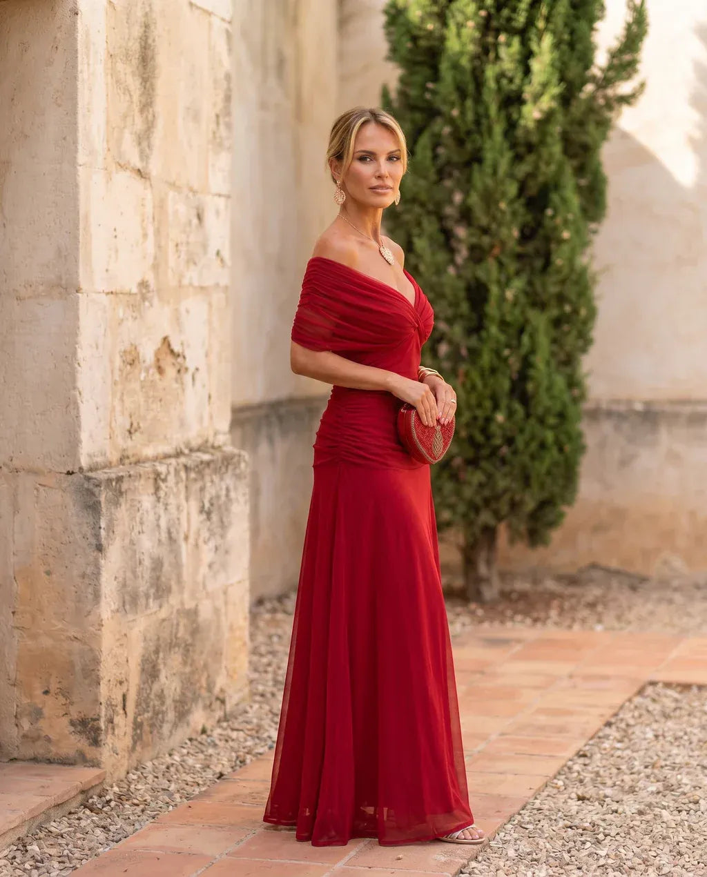 Erika Mesh Maxi Dress