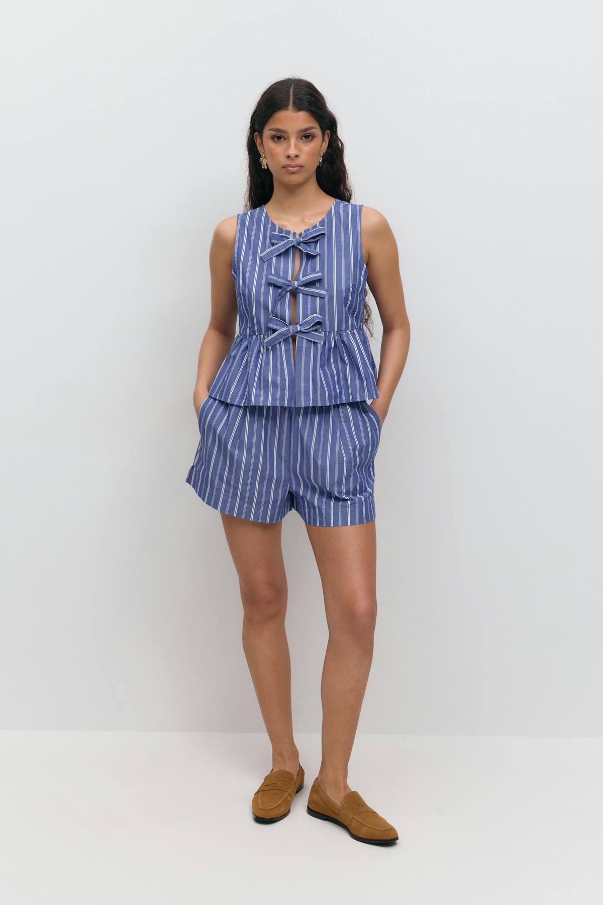 Poplin shorts