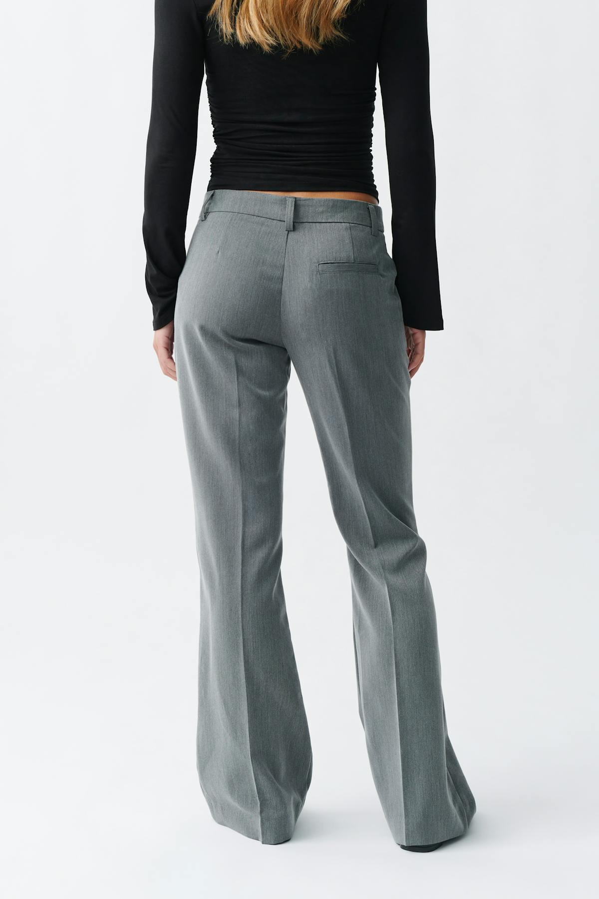 Relaxed bootcut trousers