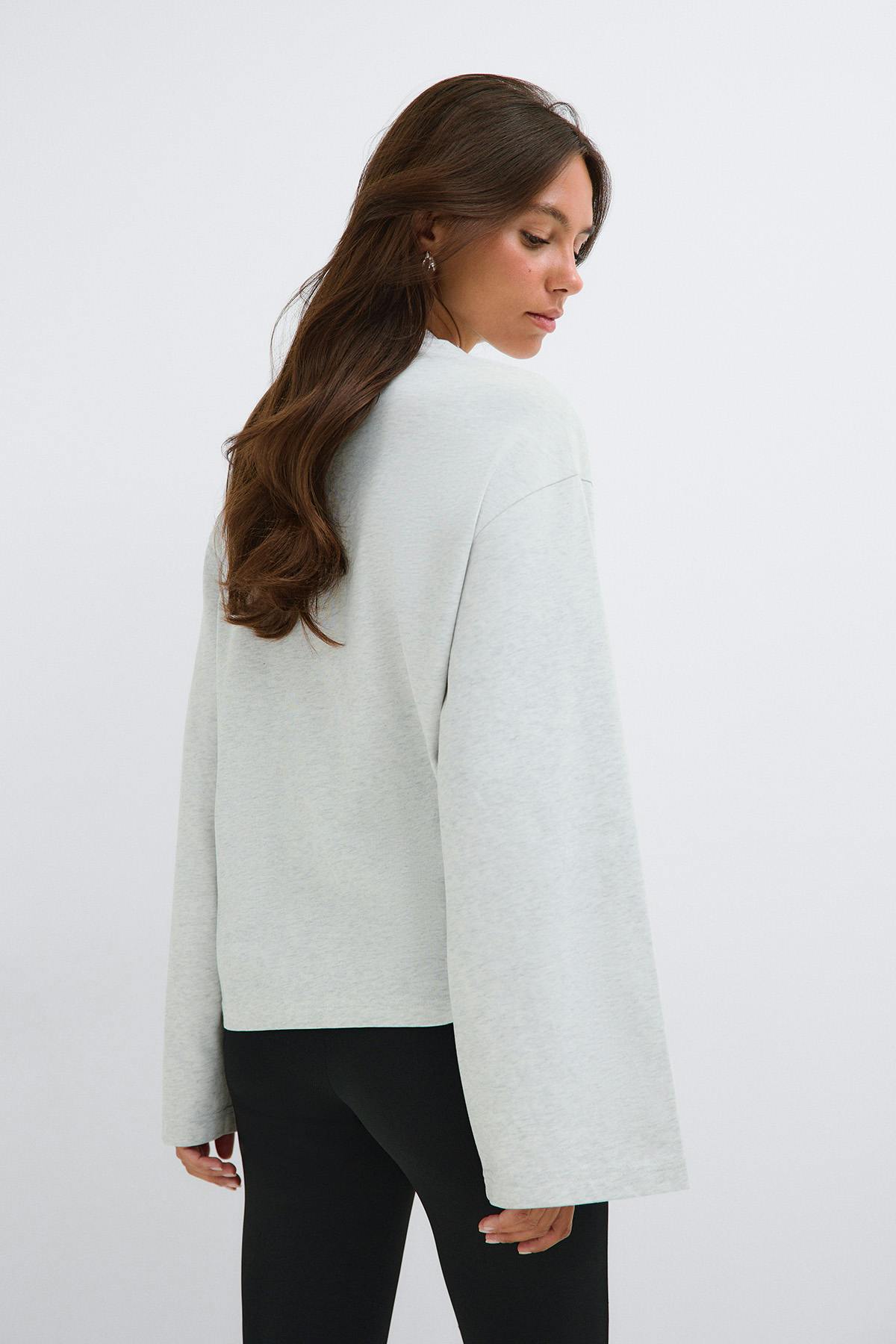 Loose fit long sleeve tee