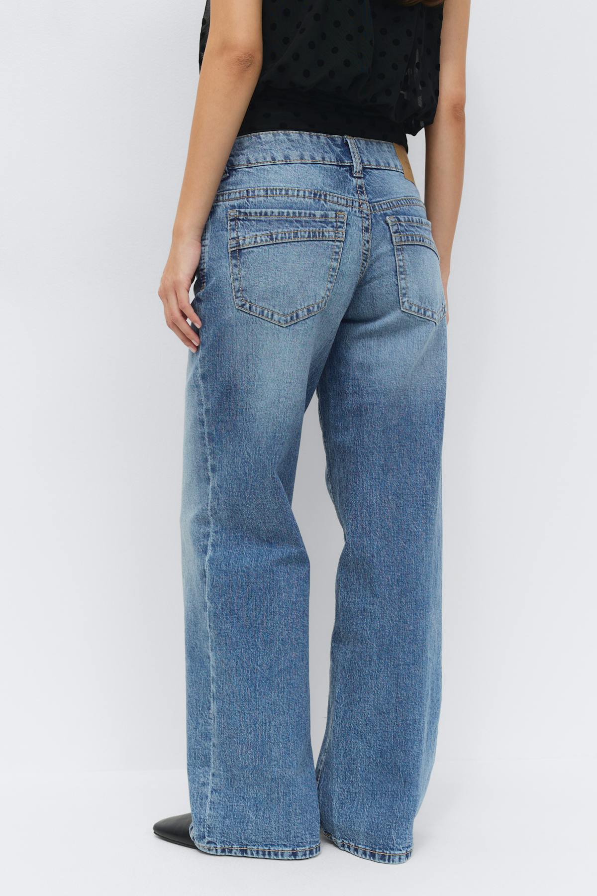 Ultra low wide jeans